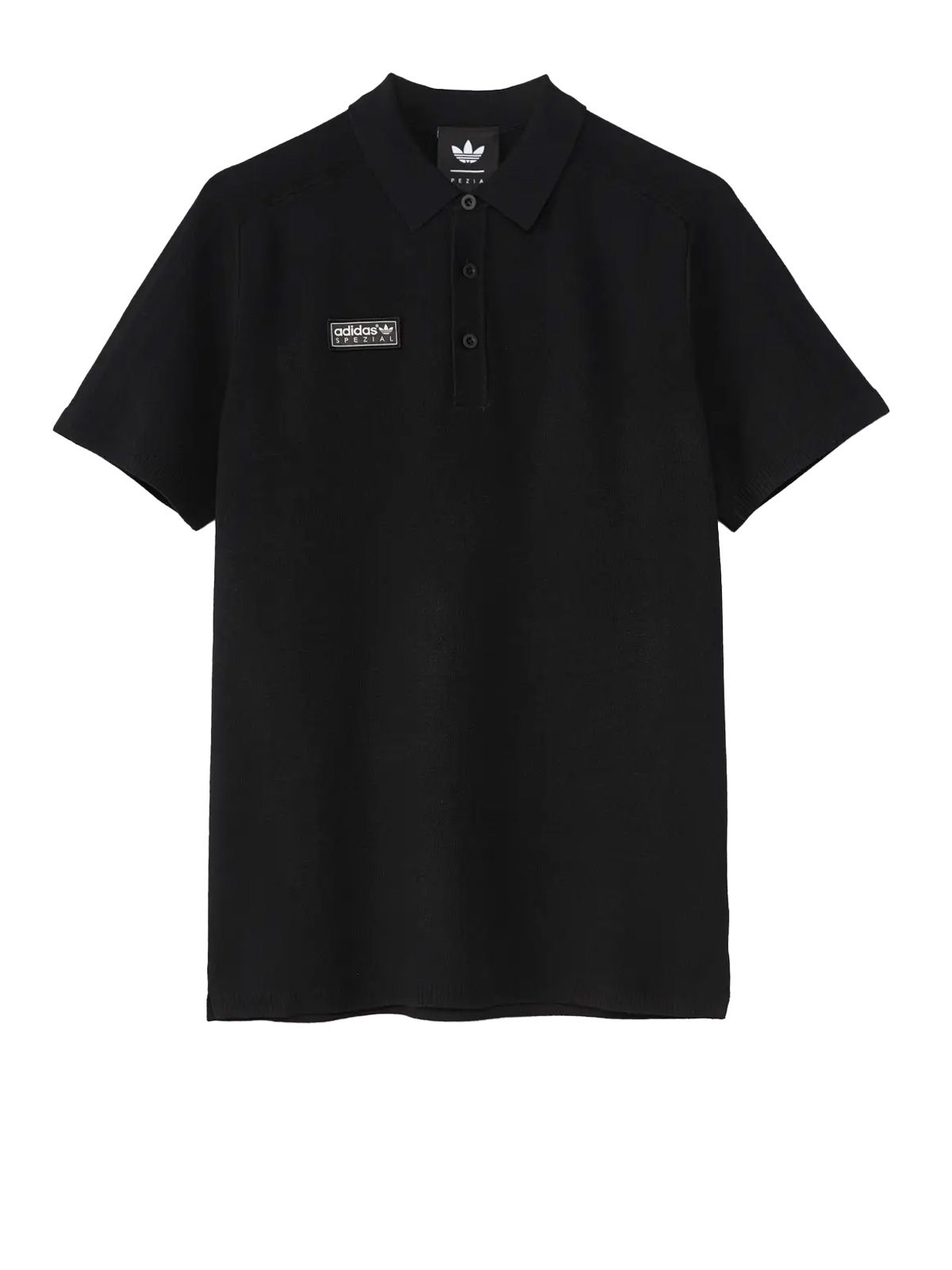bispham spzl knit polo shirt kf6812 black polo shirt - men