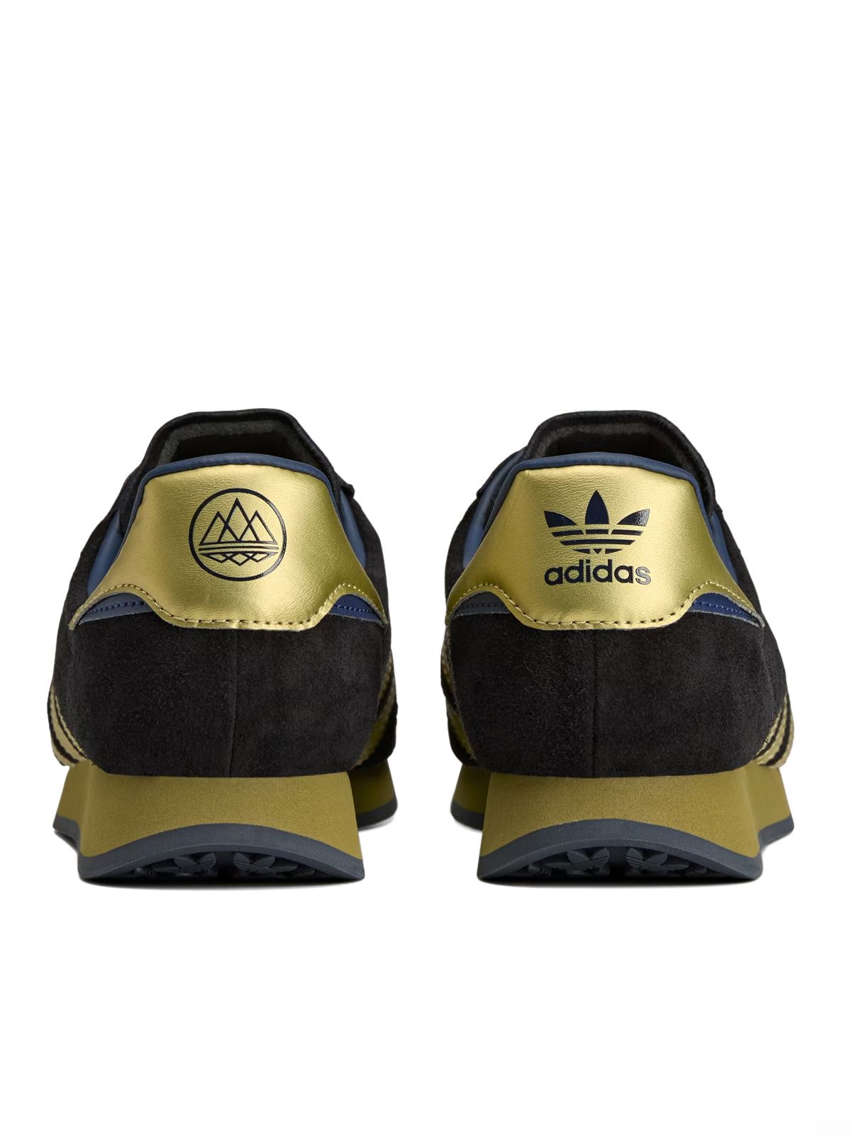 sneakers samoa ii spzl in pelle kk4219 tech indigo / matte gold sneaker - uomo ADIDAS SPEZIAL