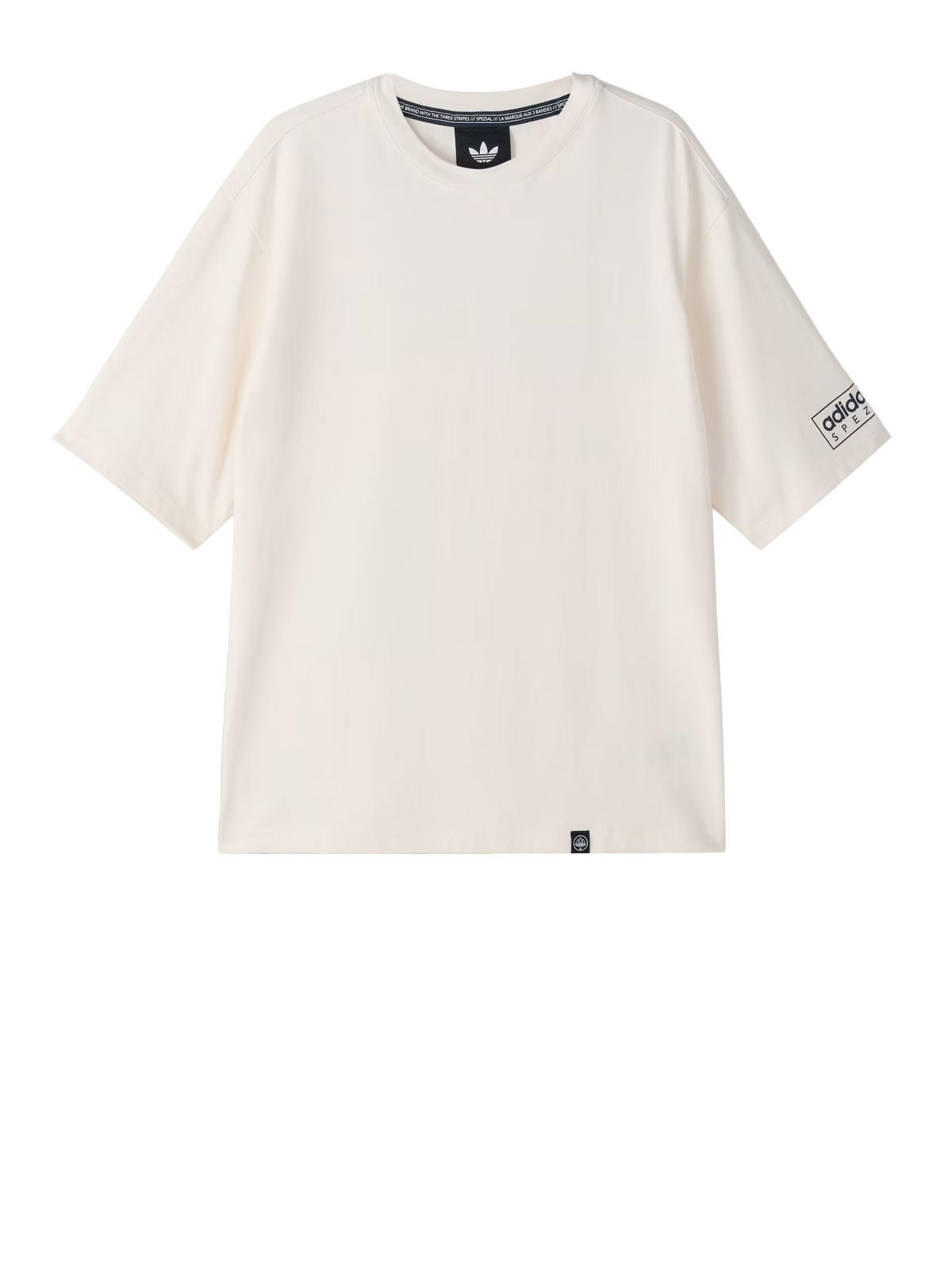 t-shirt mod spzl in cotone con grafica kf6813 bianco t-shirt - uomo