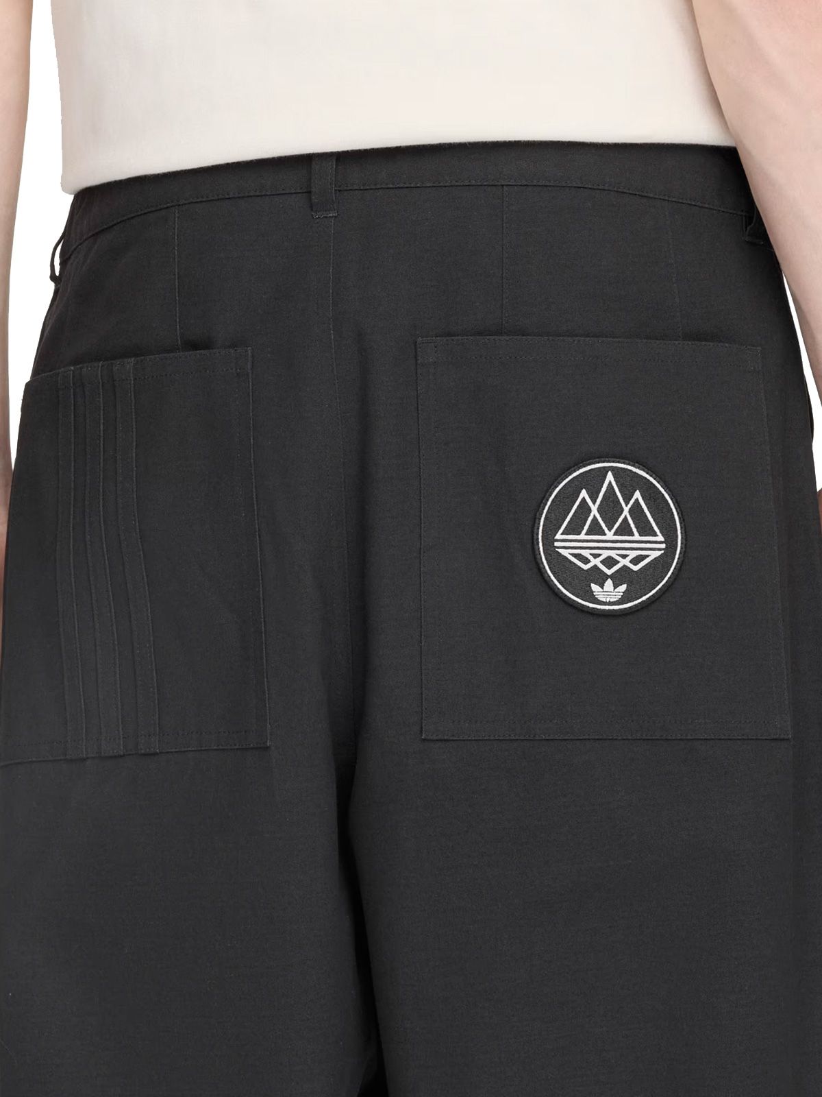 pantaloni tecnici stadt spzl kr4616 nero pantaloni - uomo ADIDAS SPEZIAL
