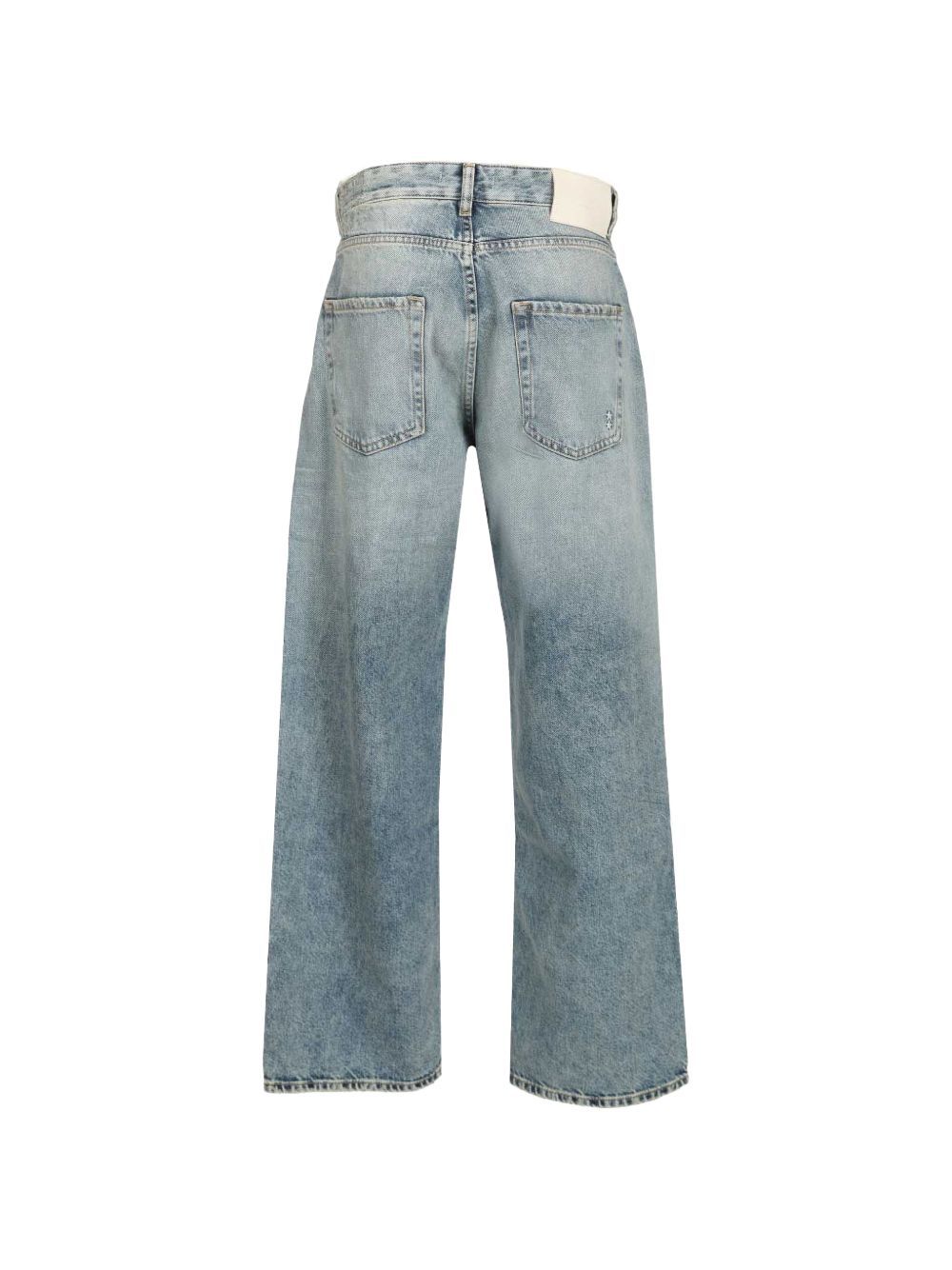 jeans denim will gamba larga smoke blue jeans - uomo ICON DENIM