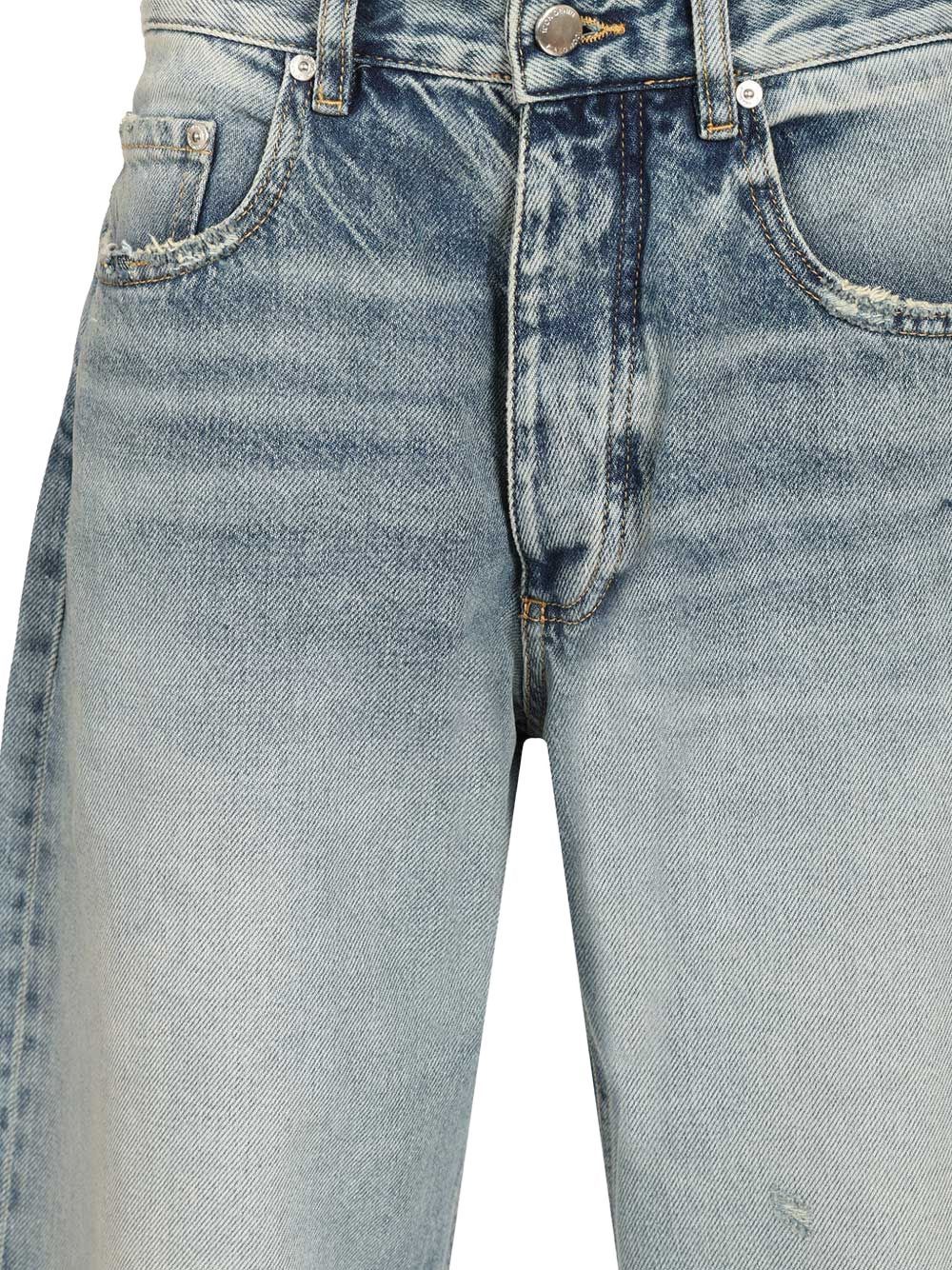 jeans denim will gamba larga smoke blue jeans - uomo ICON DENIM