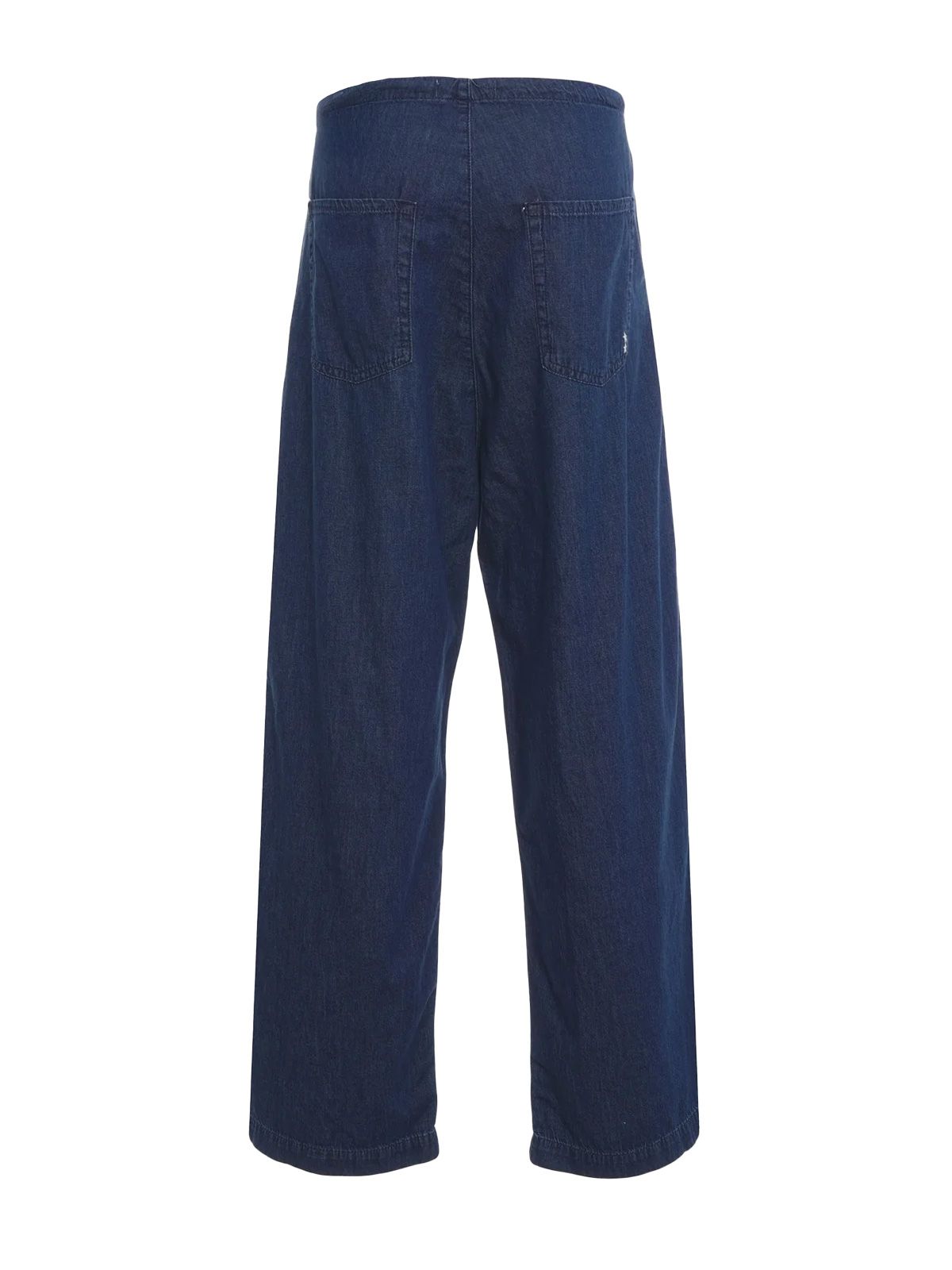 cody drawstring denim jeans night blue jeans - men ICON DENIM