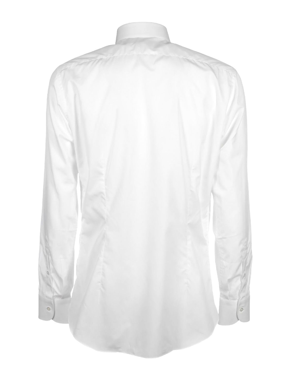 shirt 1185 white cotton  shirt - men FRAY