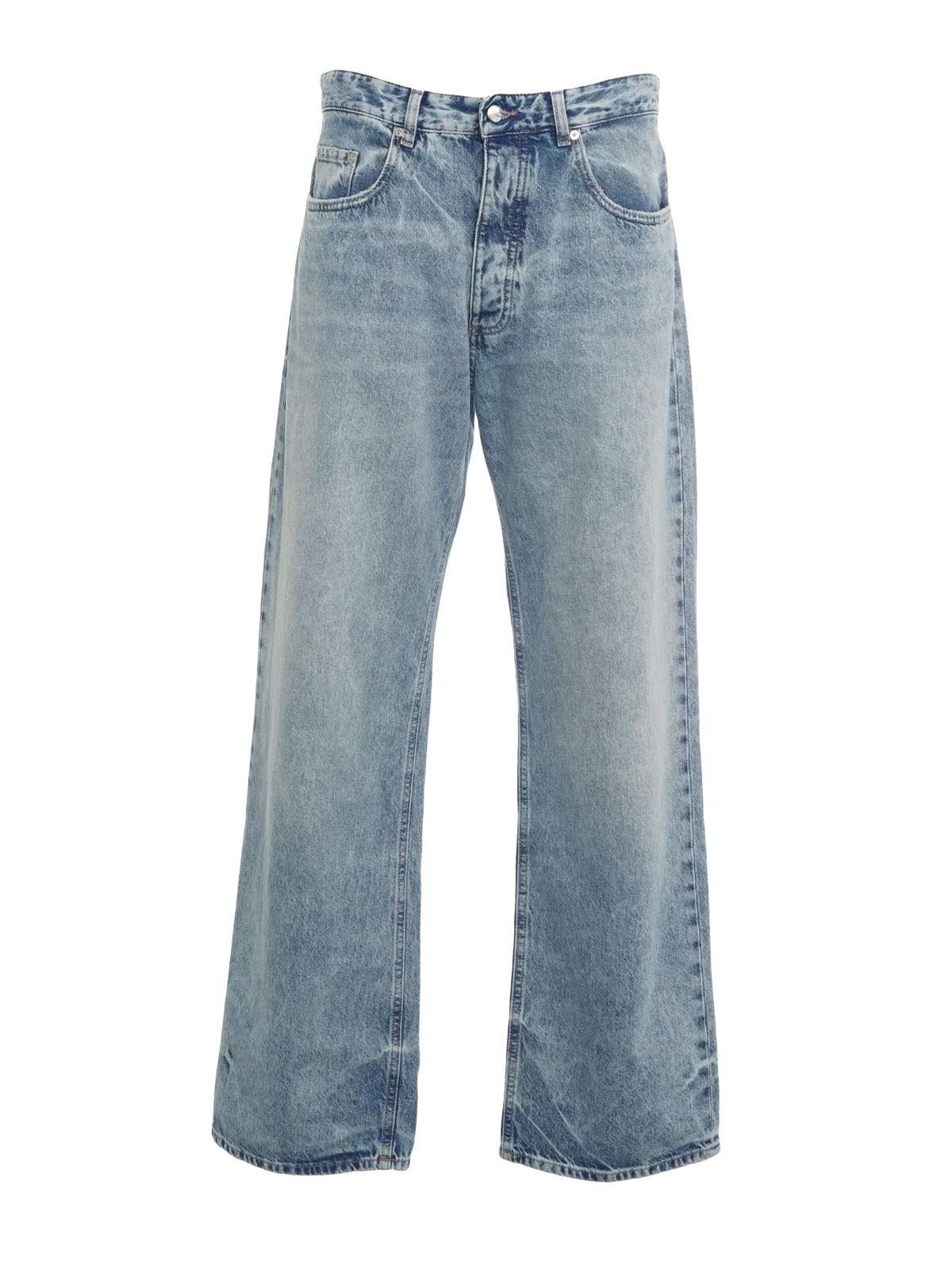 will eco wide leg denim jeans arid blue jeans - men