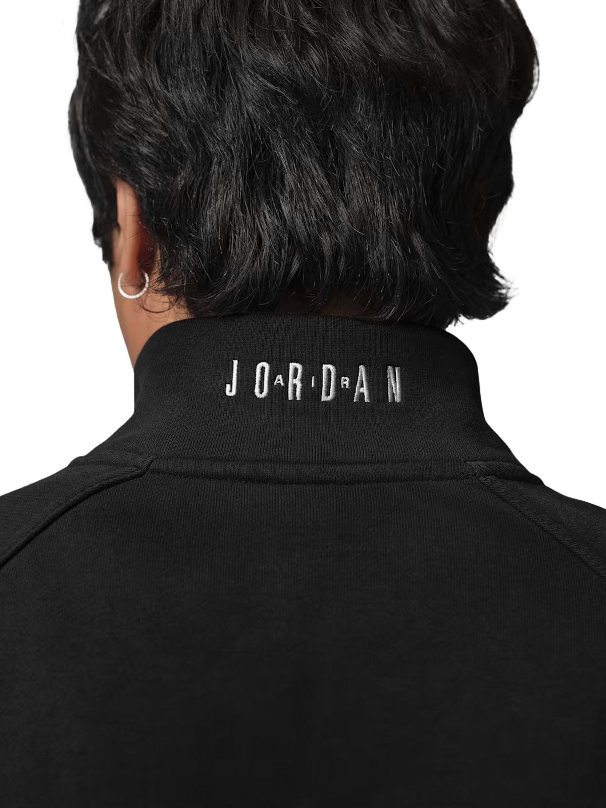 flight graphic fleece 1/4-zip sweatshirt black sweatshirt - men NIKE