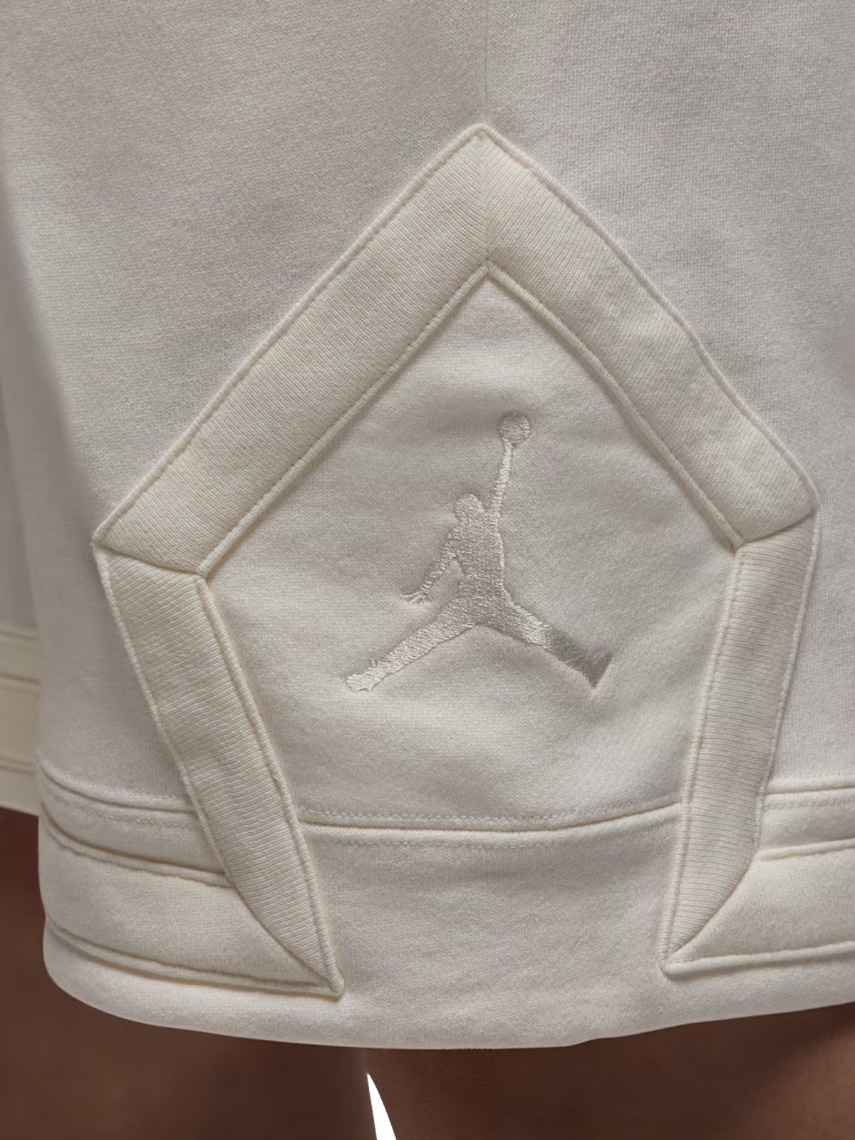 diamond fleece shorts sail white shorts - men NIKE