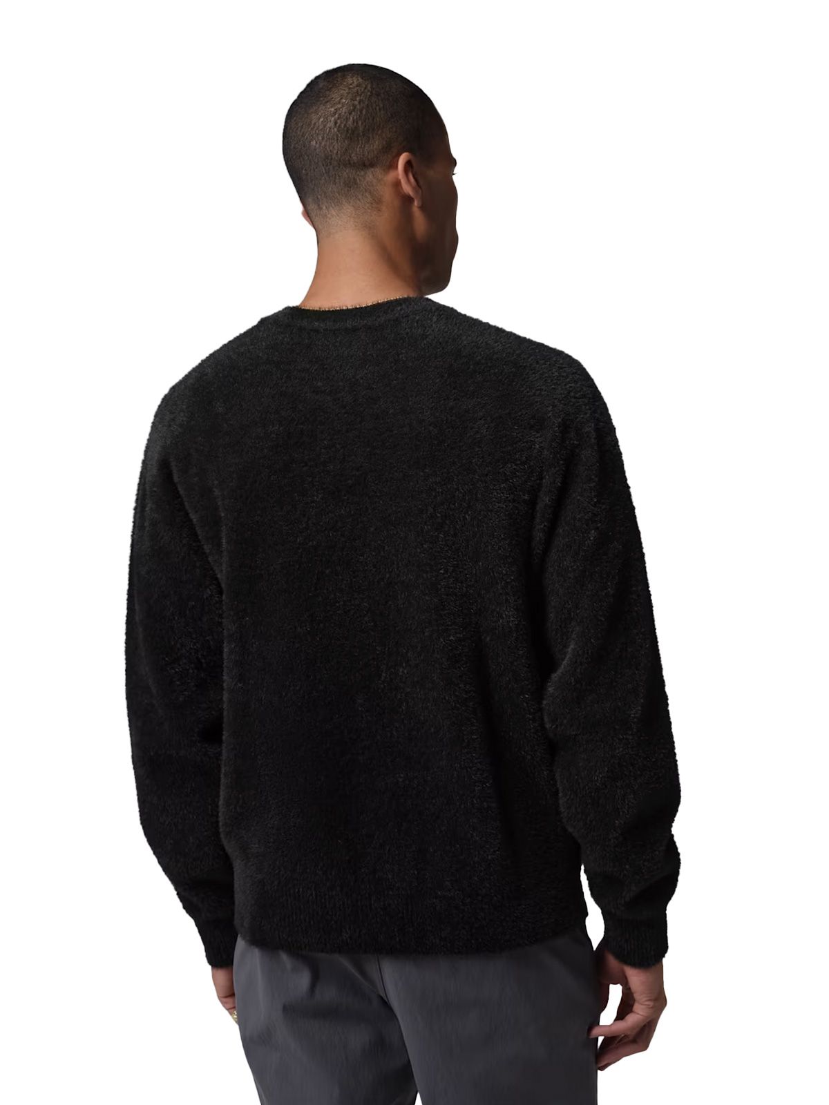 mohair flight knit sweater black sweater - men NIKE