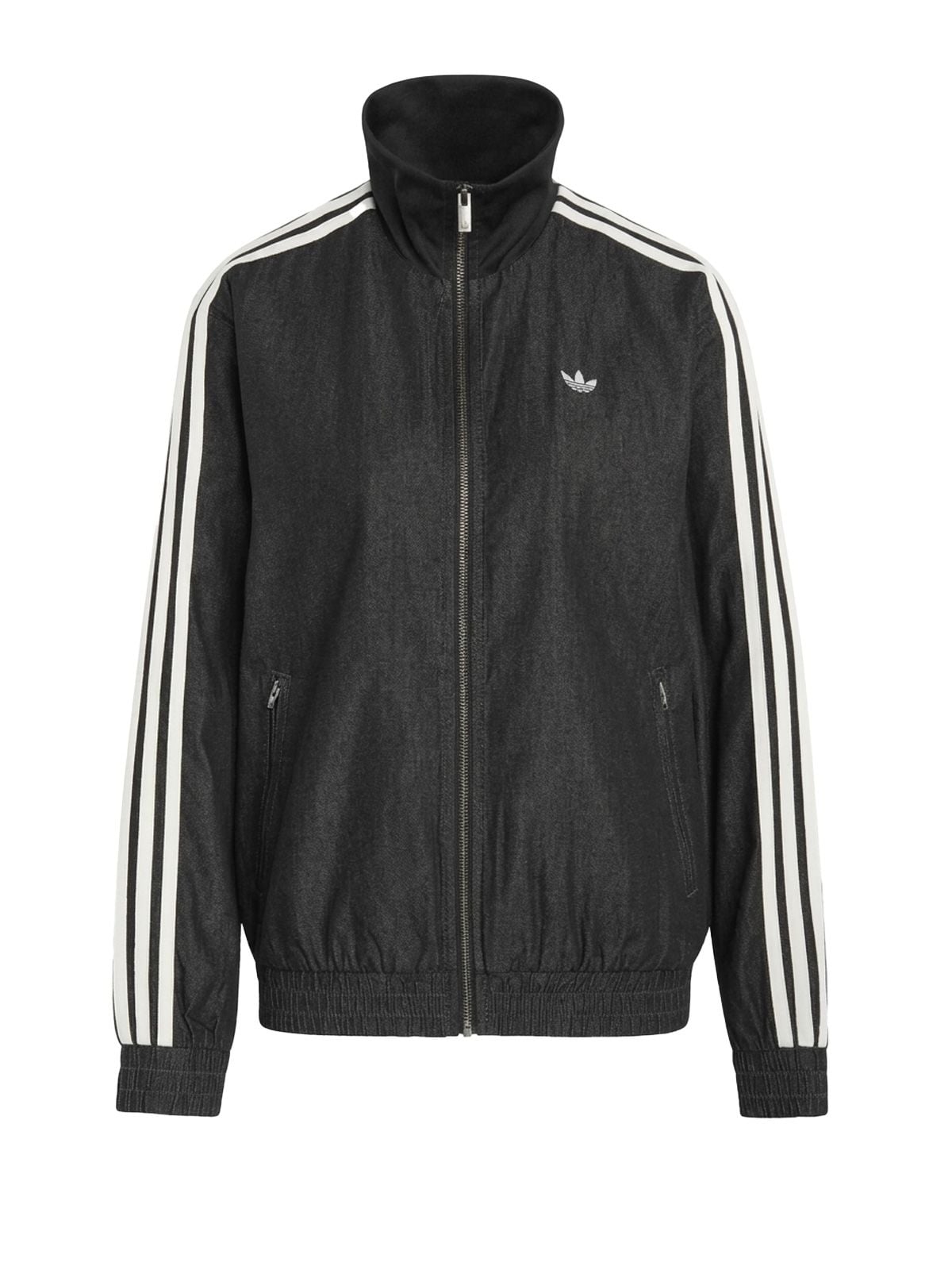 summer glow firebird track jacket kw8758 black / white outerwear - women