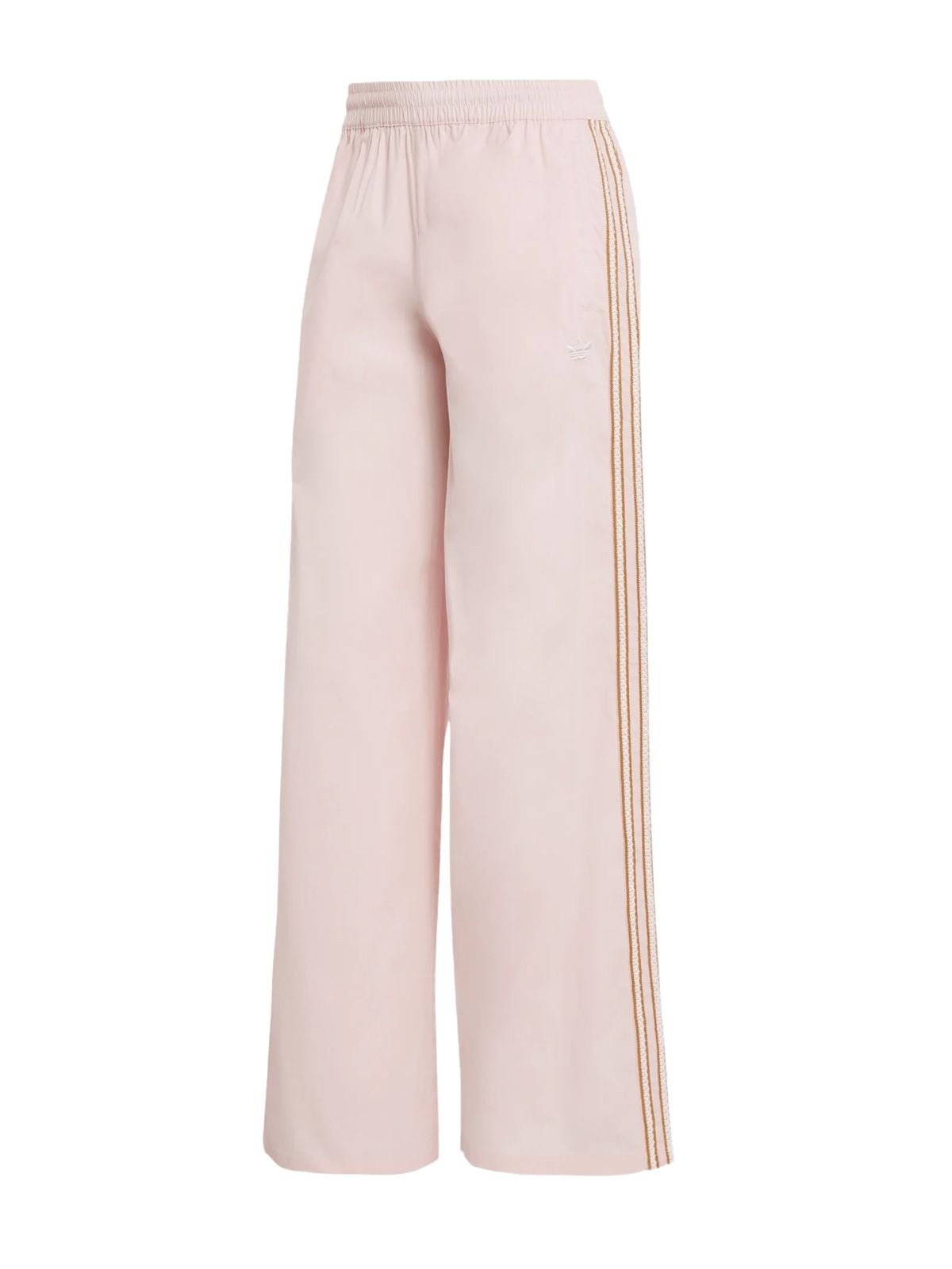pantaloni in maglia premium summer glow ky3175 rosa / bianco pantaloni - donna
