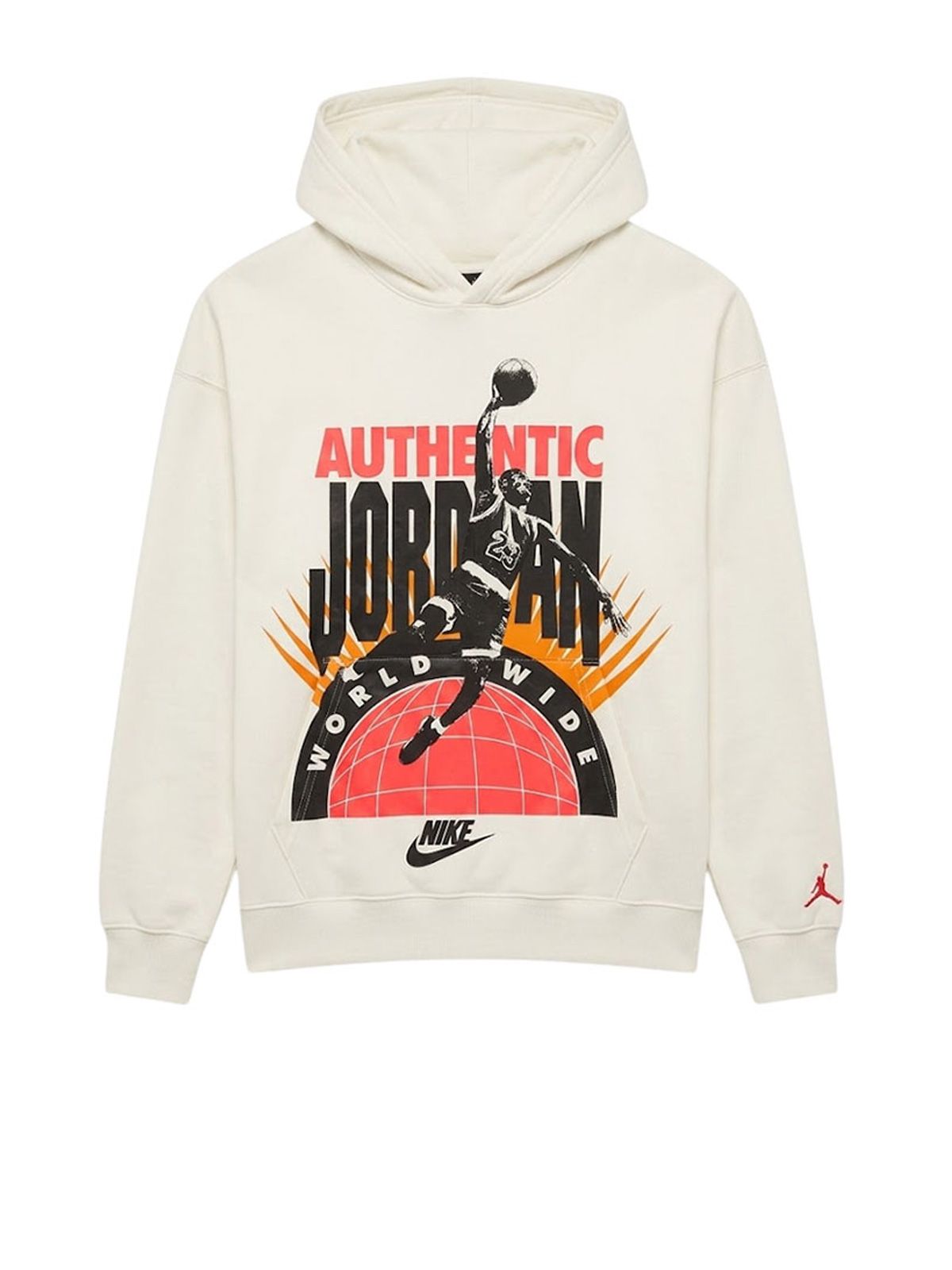Felpa con cappuccio Jordan Brooklyn grigia NIKE