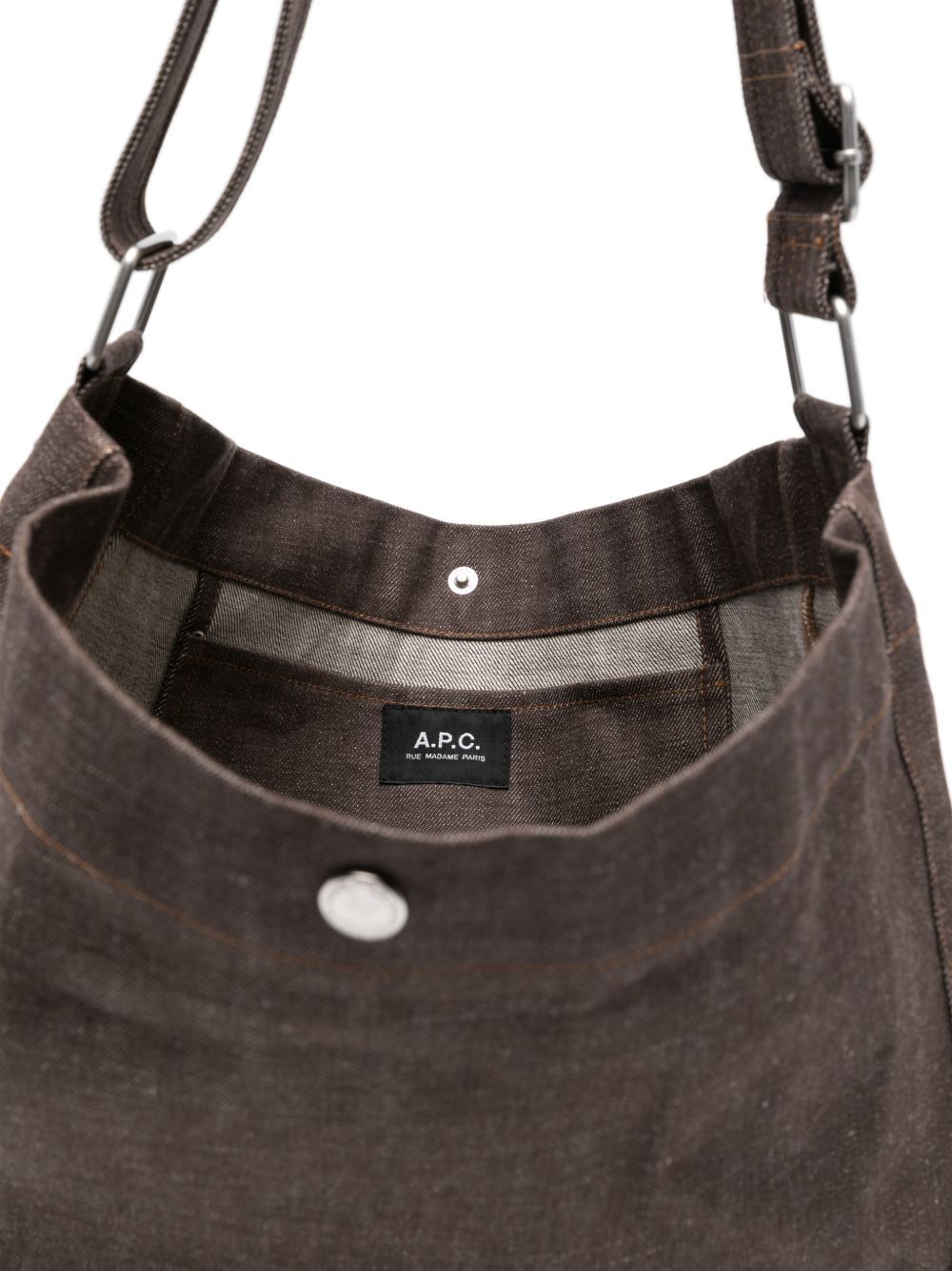 besace journal marrone A.P.C.