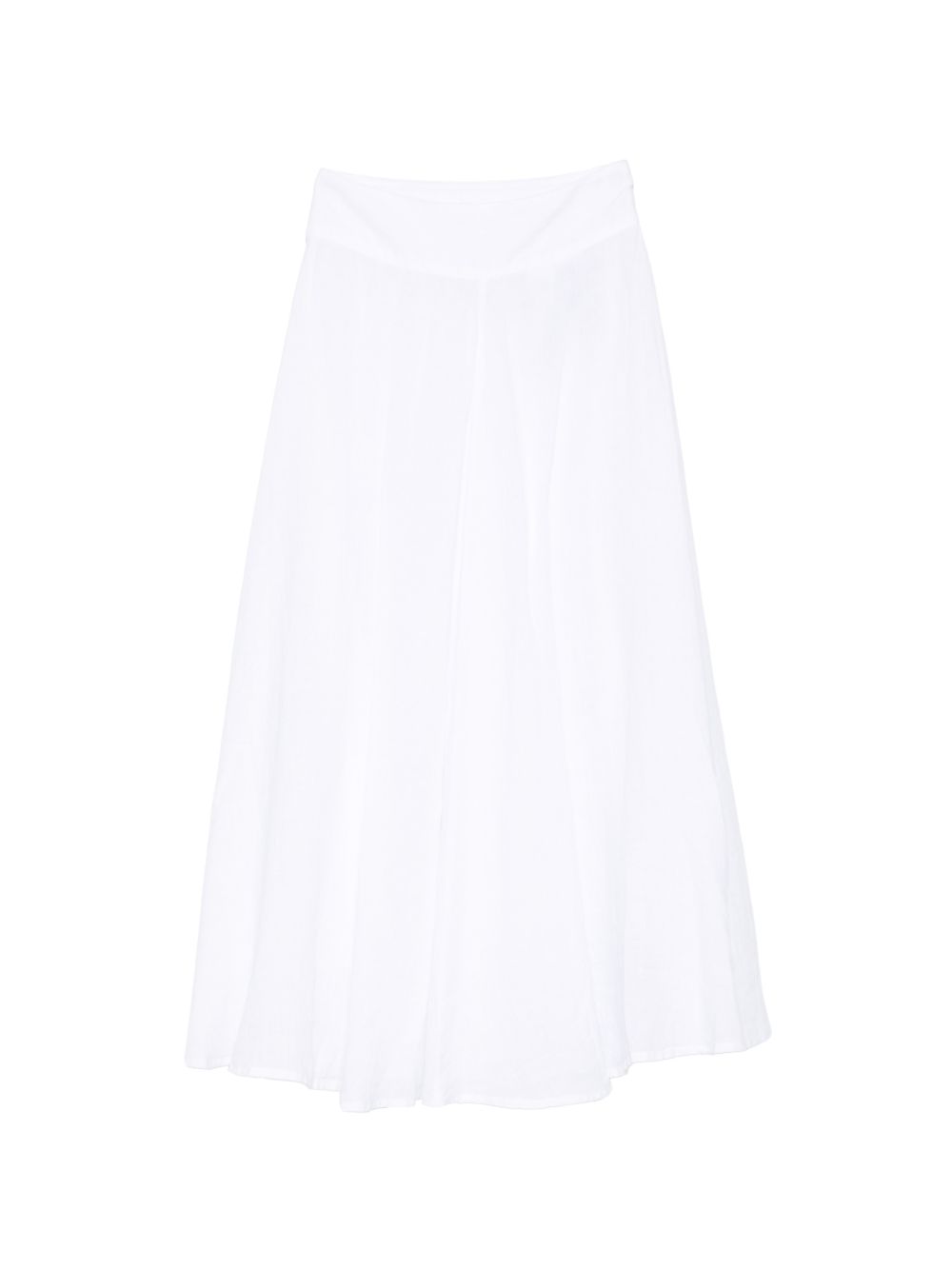 Gonna lunga bianca 120% LINO