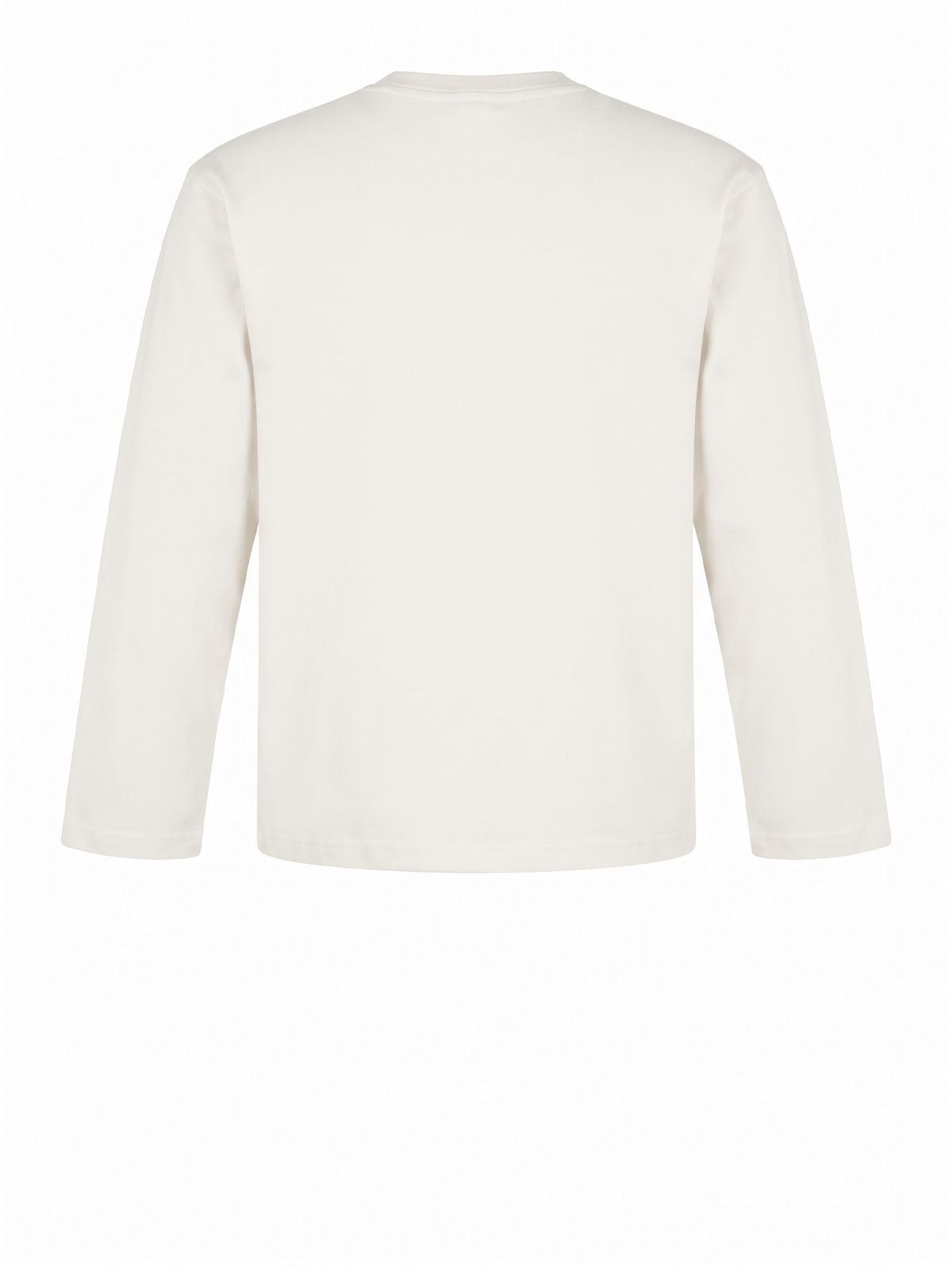 t-shirt manica lunga nm203 panna t-shirt - donna QUARANTA.EU