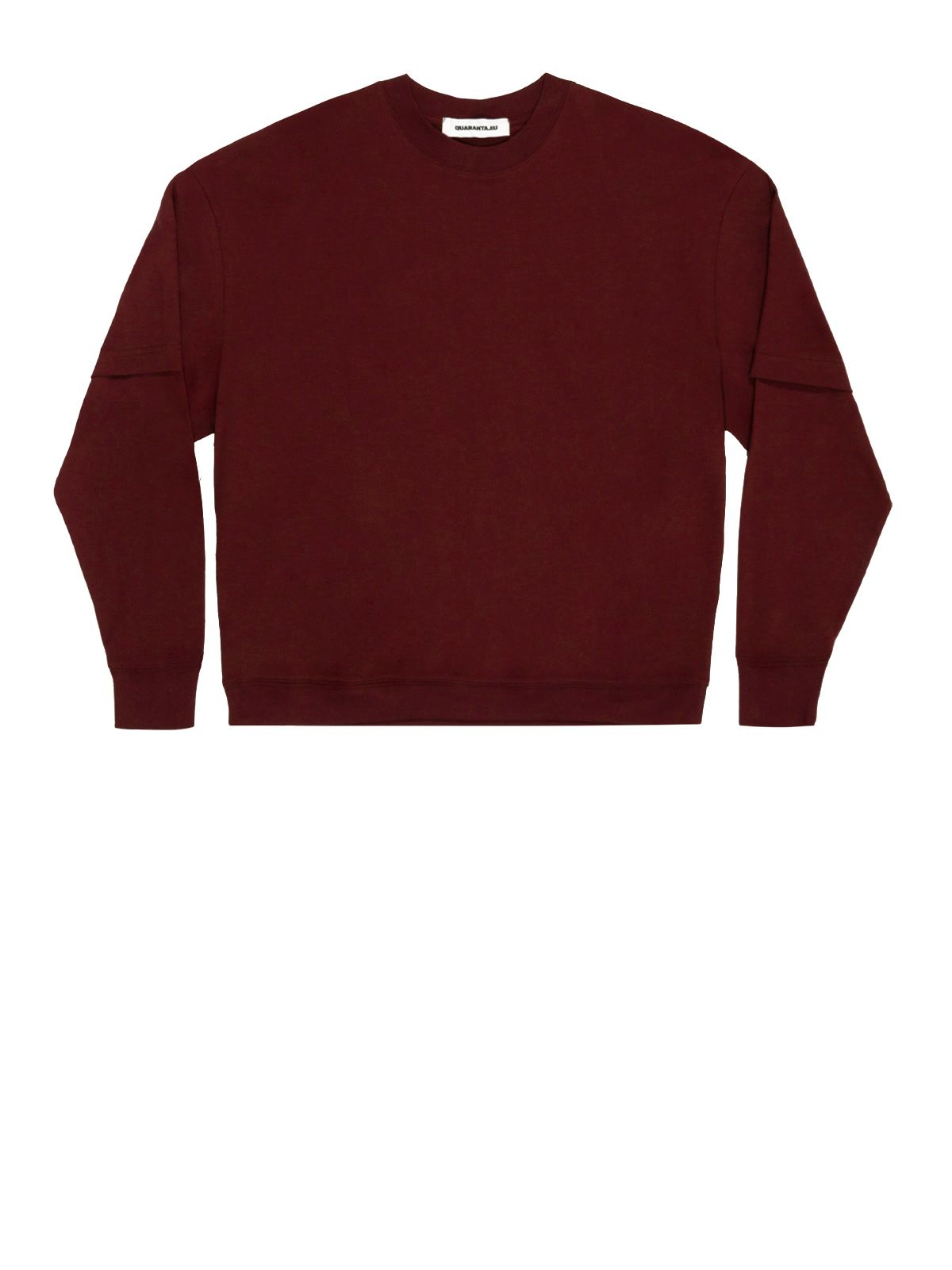 t-shirt manica doppia nm204 bordeaux t-shirt - donna