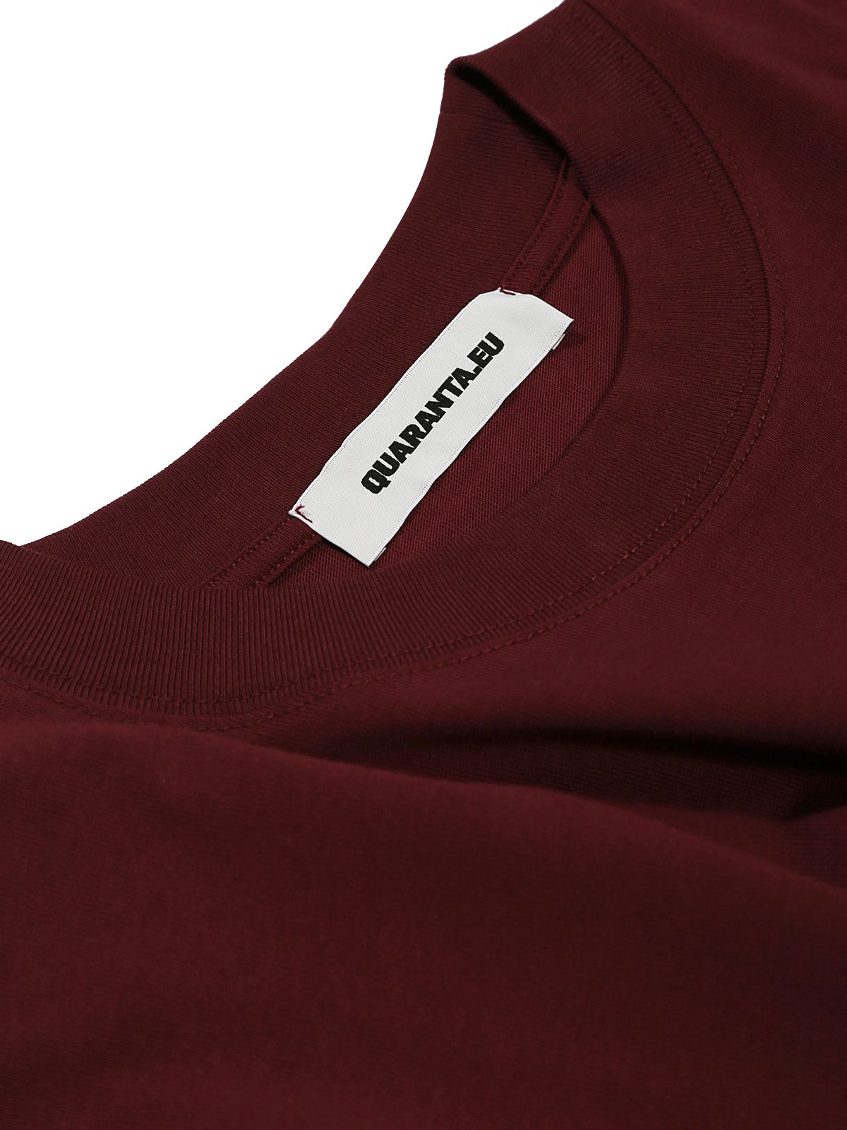 t-shirt manica doppia nm204 bordeaux t-shirt - donna QUARANTA.EU