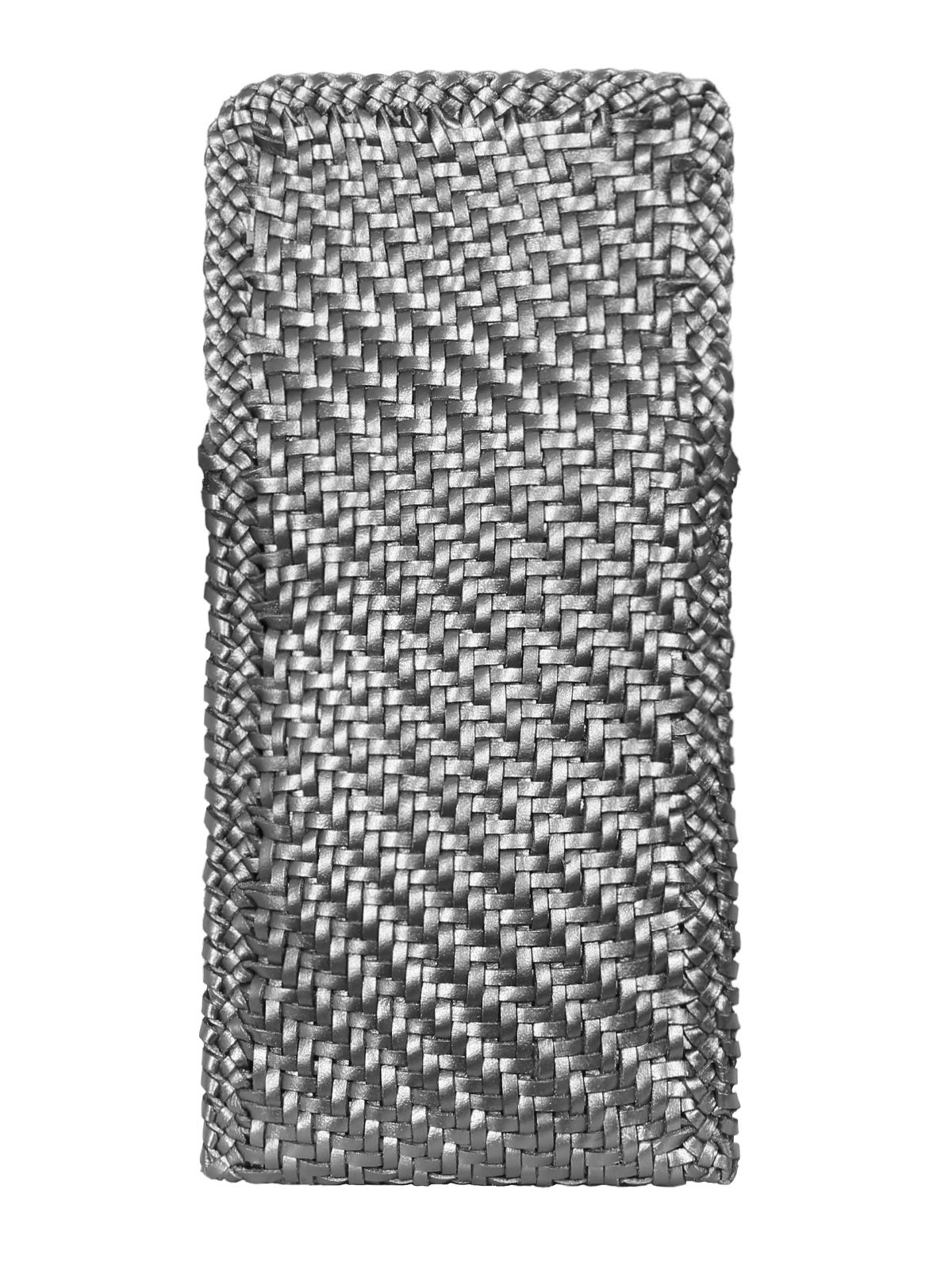 phone crossbody woven leather bag grey accessories  - women