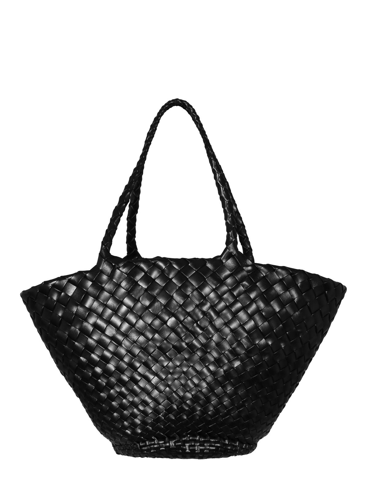 egola woven leather bag black bags - women