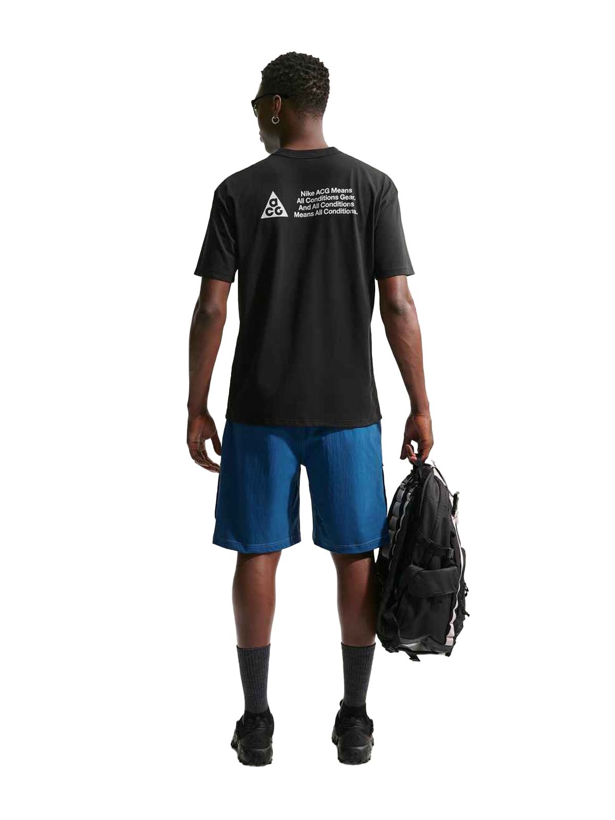 t-shirt acg dri-fit ir6985 nera t-shirt - uomo NIKE