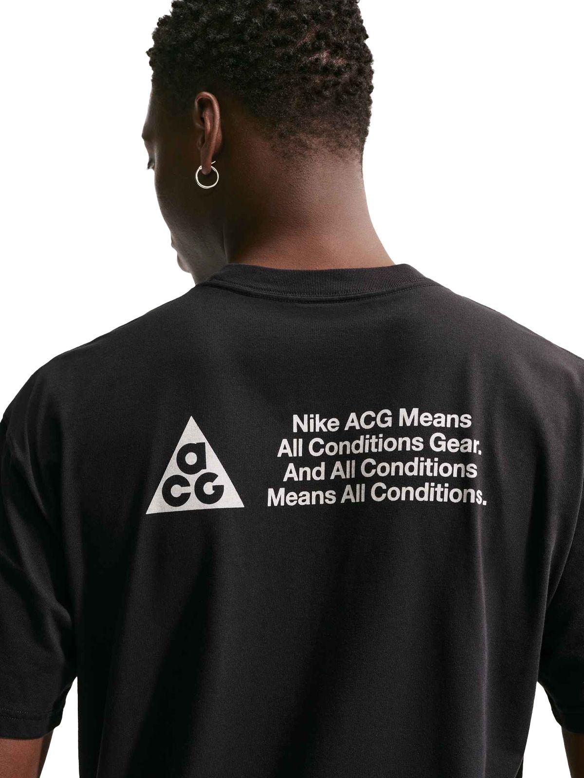 t-shirt acg dri-fit ir6985 nera t-shirt - uomo NIKE