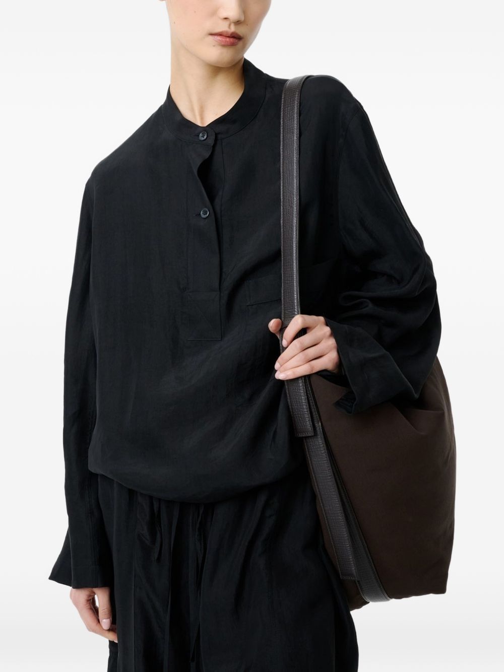 camicia  pull over utility nera  STUDIO NICHOLSON