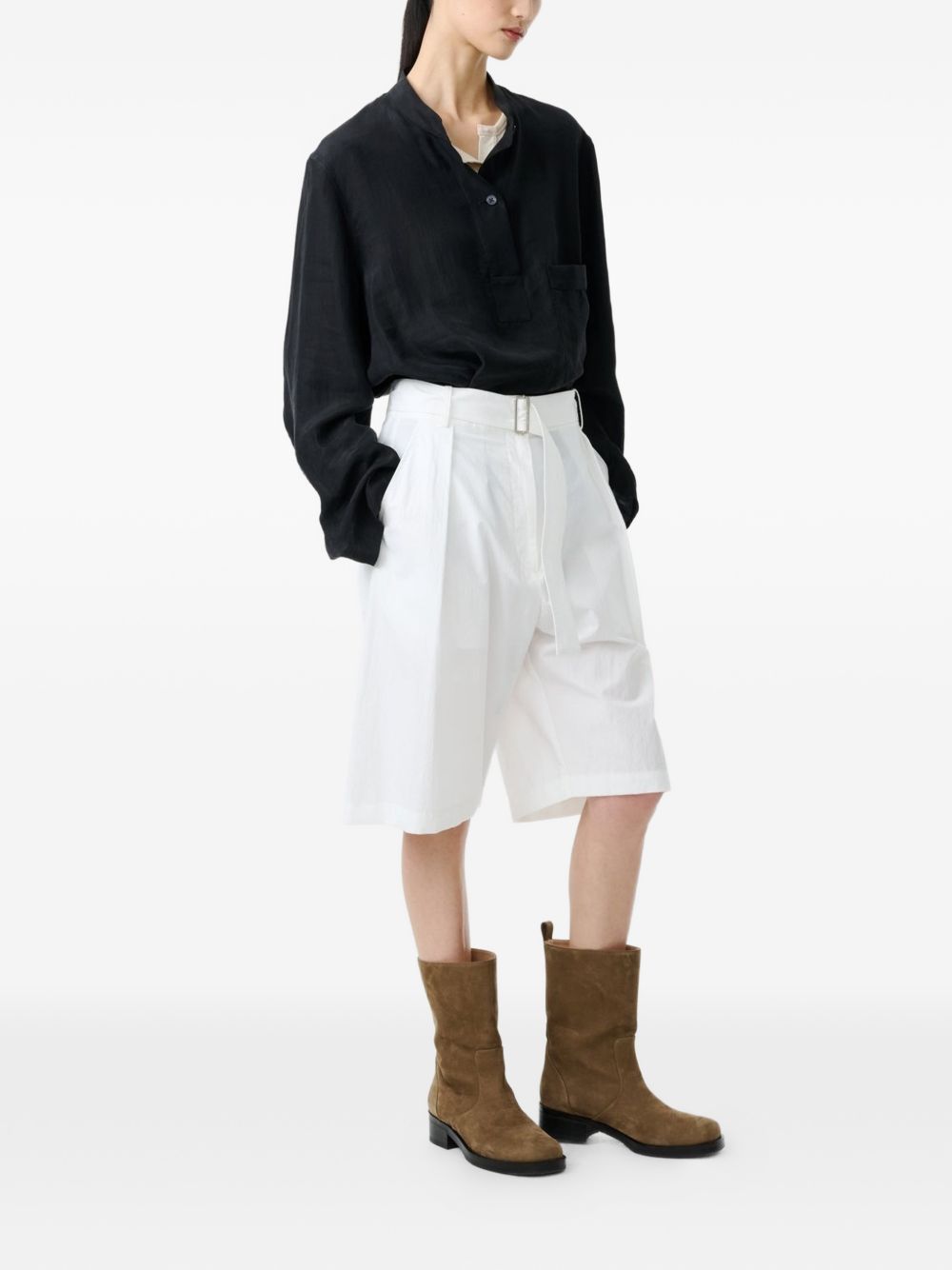 camicia  pull over utility nera  STUDIO NICHOLSON