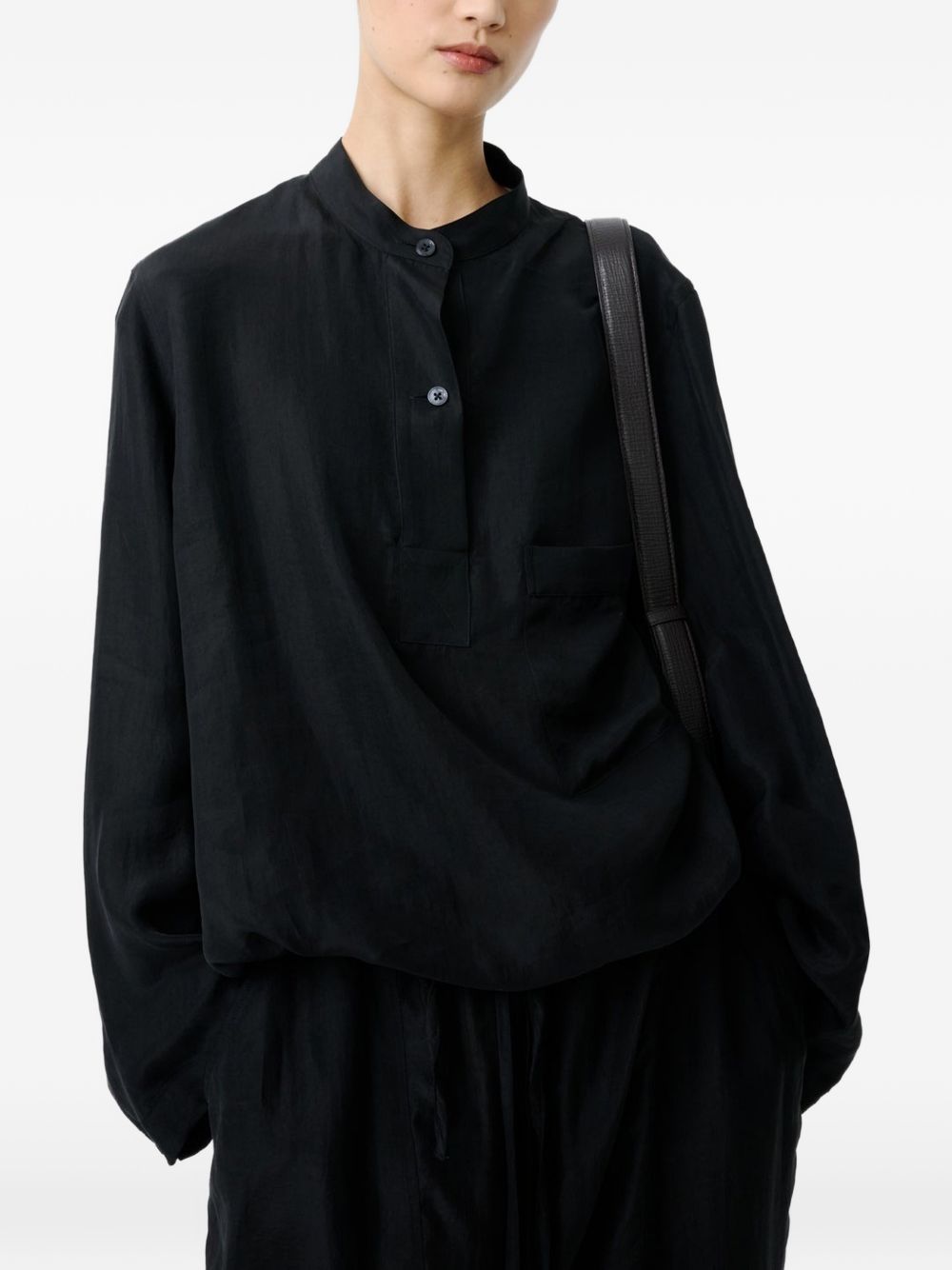 camicia  pull over utility nera  STUDIO NICHOLSON