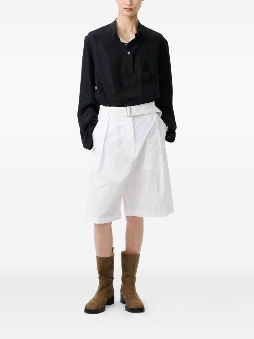 camicia  pull over utility nera  STUDIO NICHOLSON