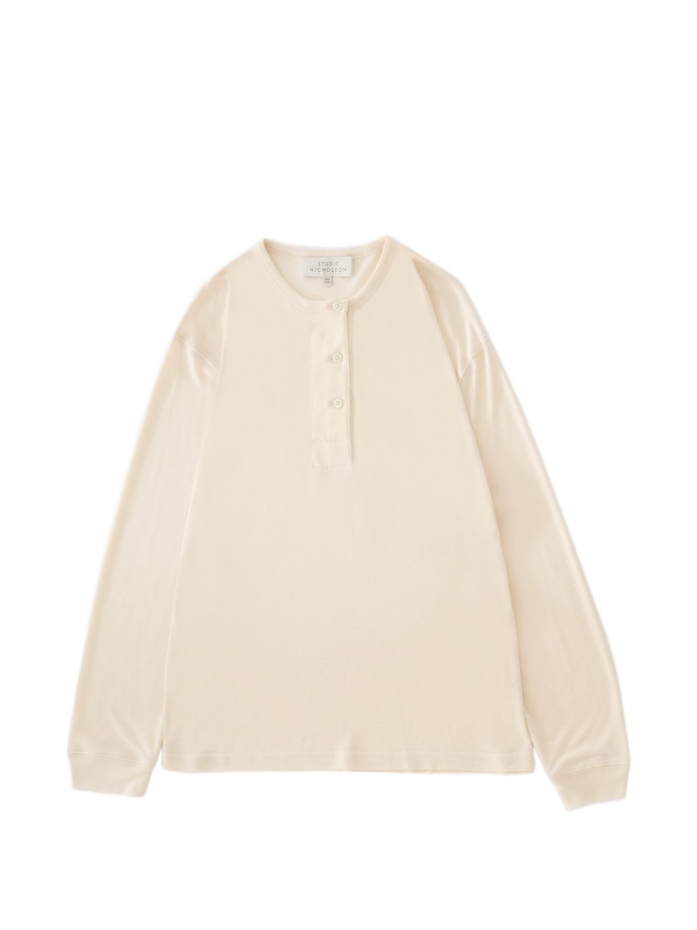 maglia henley a maniche lunghe canvas 