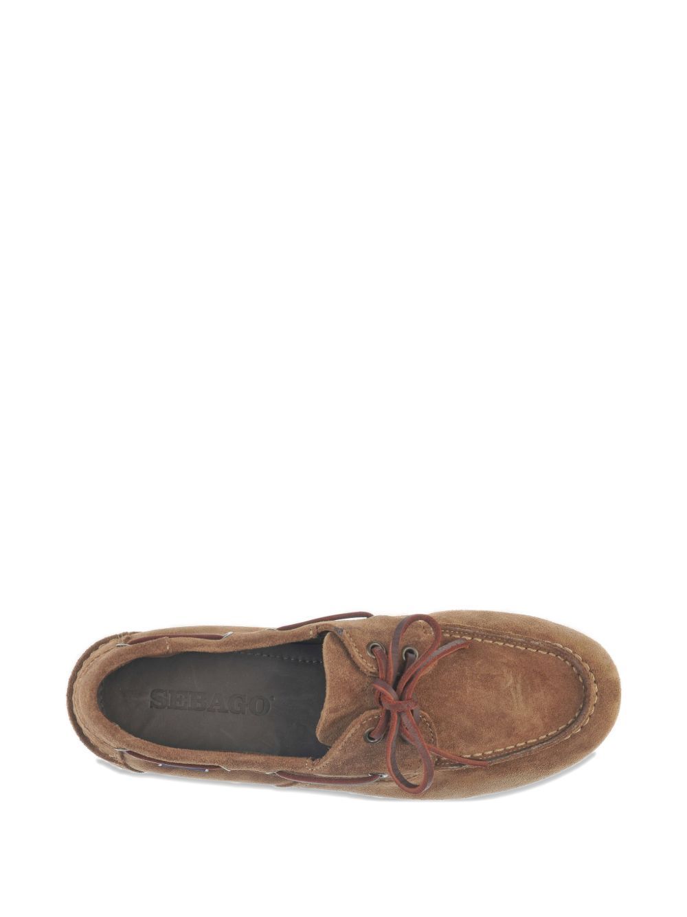 docksides owen lace-up shoes 77124hw taupe shoes - women SEBAGO