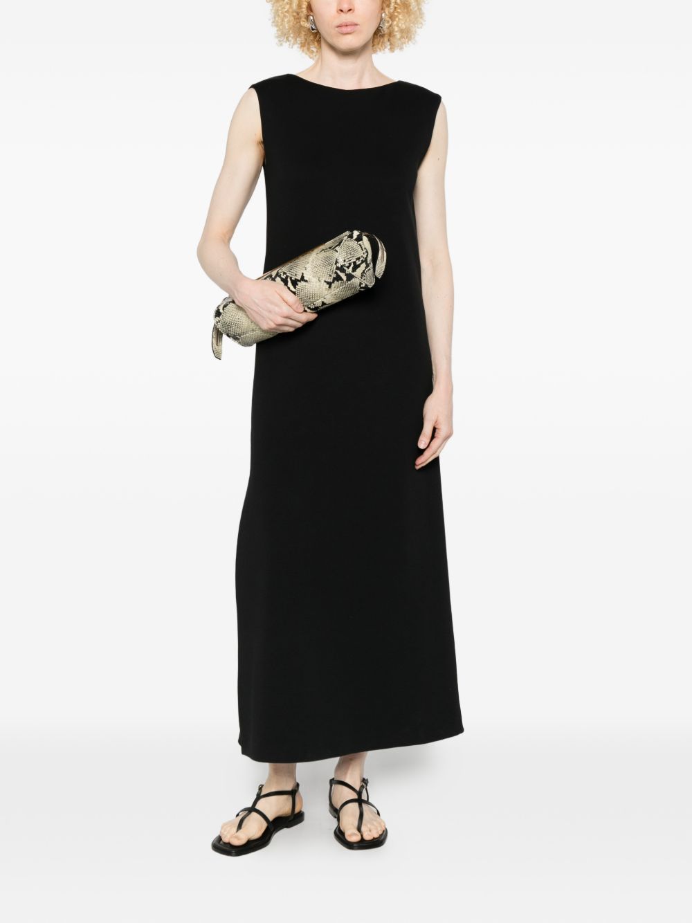 abito lungo smmpepli jersey scuba nero abiti - donna 'S MAX MARA