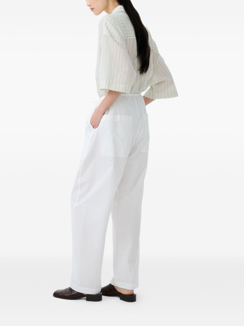 camicia bianca a maniche corte STUDIO NICHOLSON