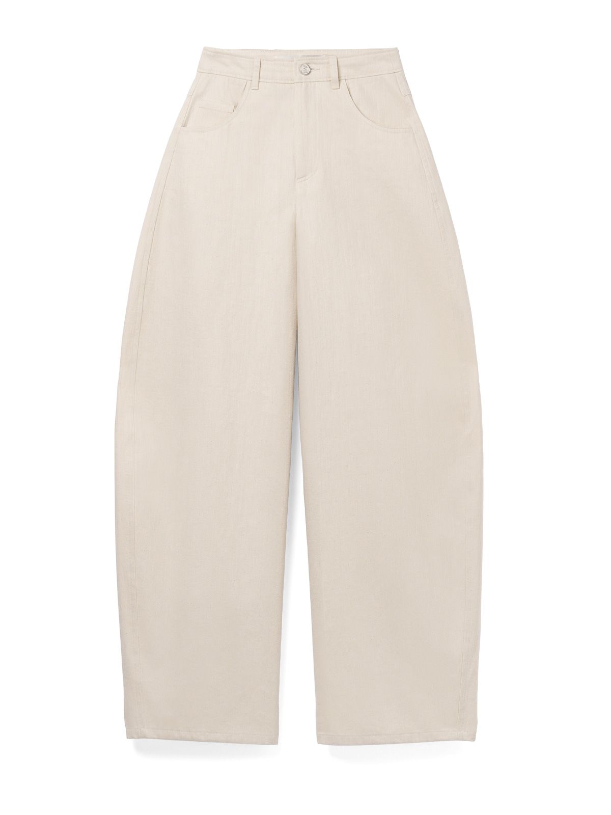 Ecru soline trousers SEFR
