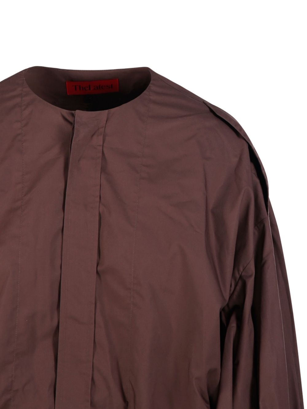 Brown diana popeline shirt THE LATEST