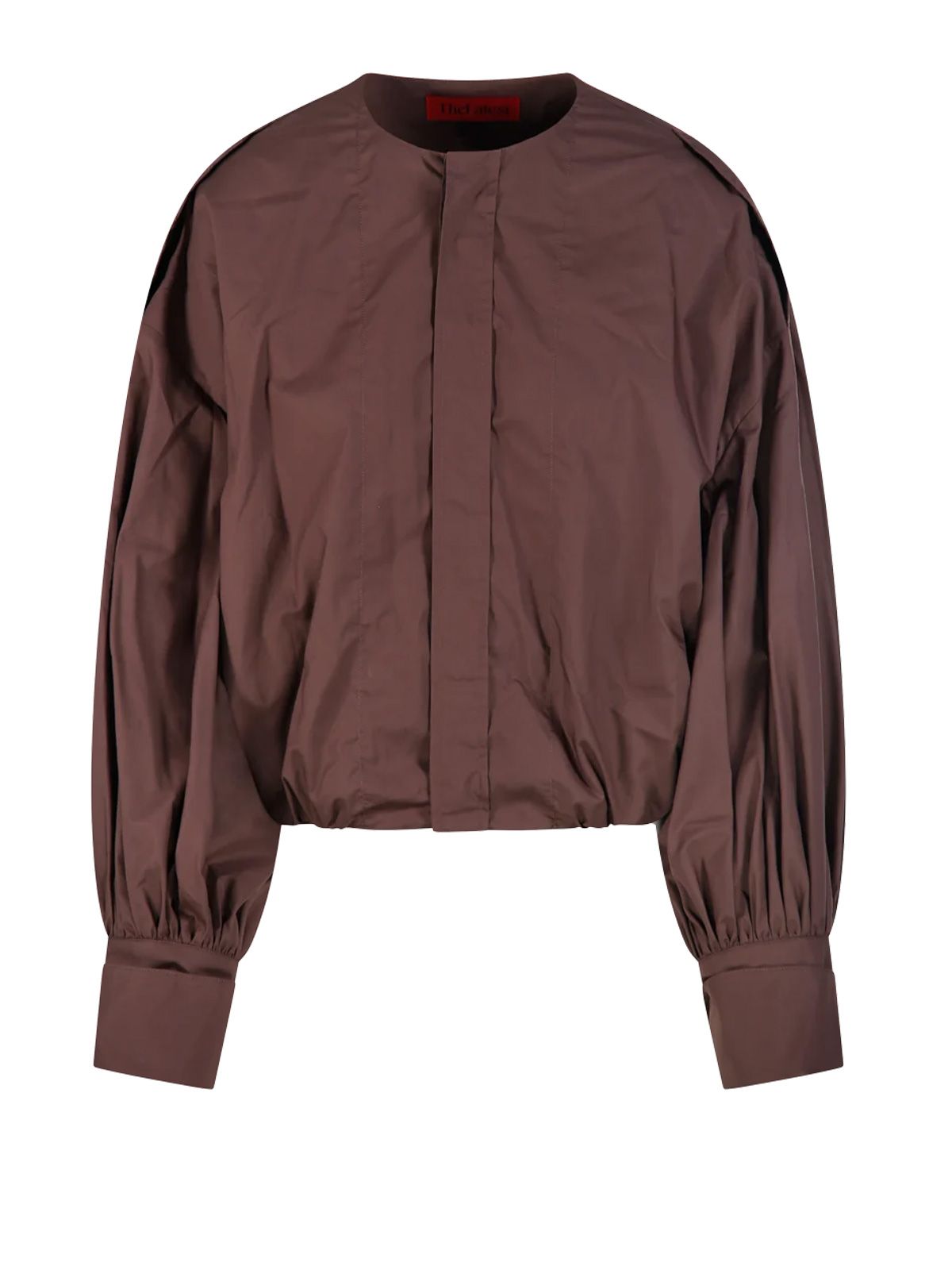 Brown diana popeline shirt