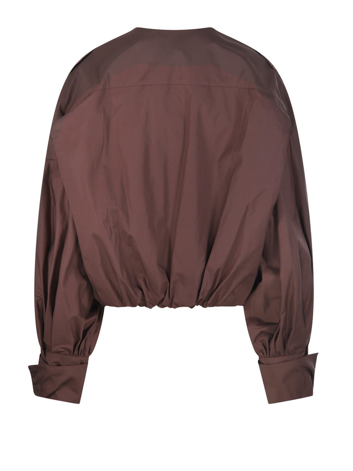Brown diana popeline shirt THE LATEST