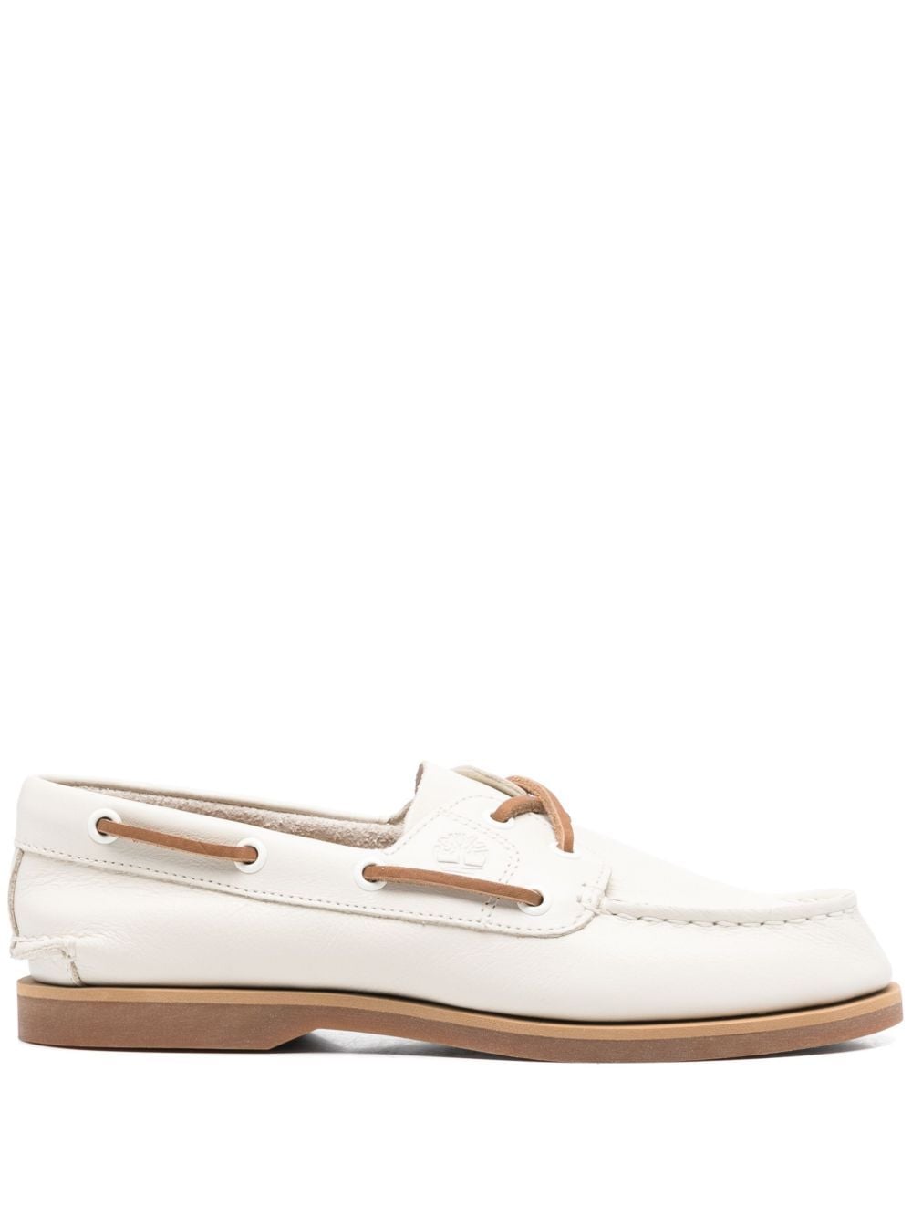 mocassini classic boat natural full grain beige mocassini - donna