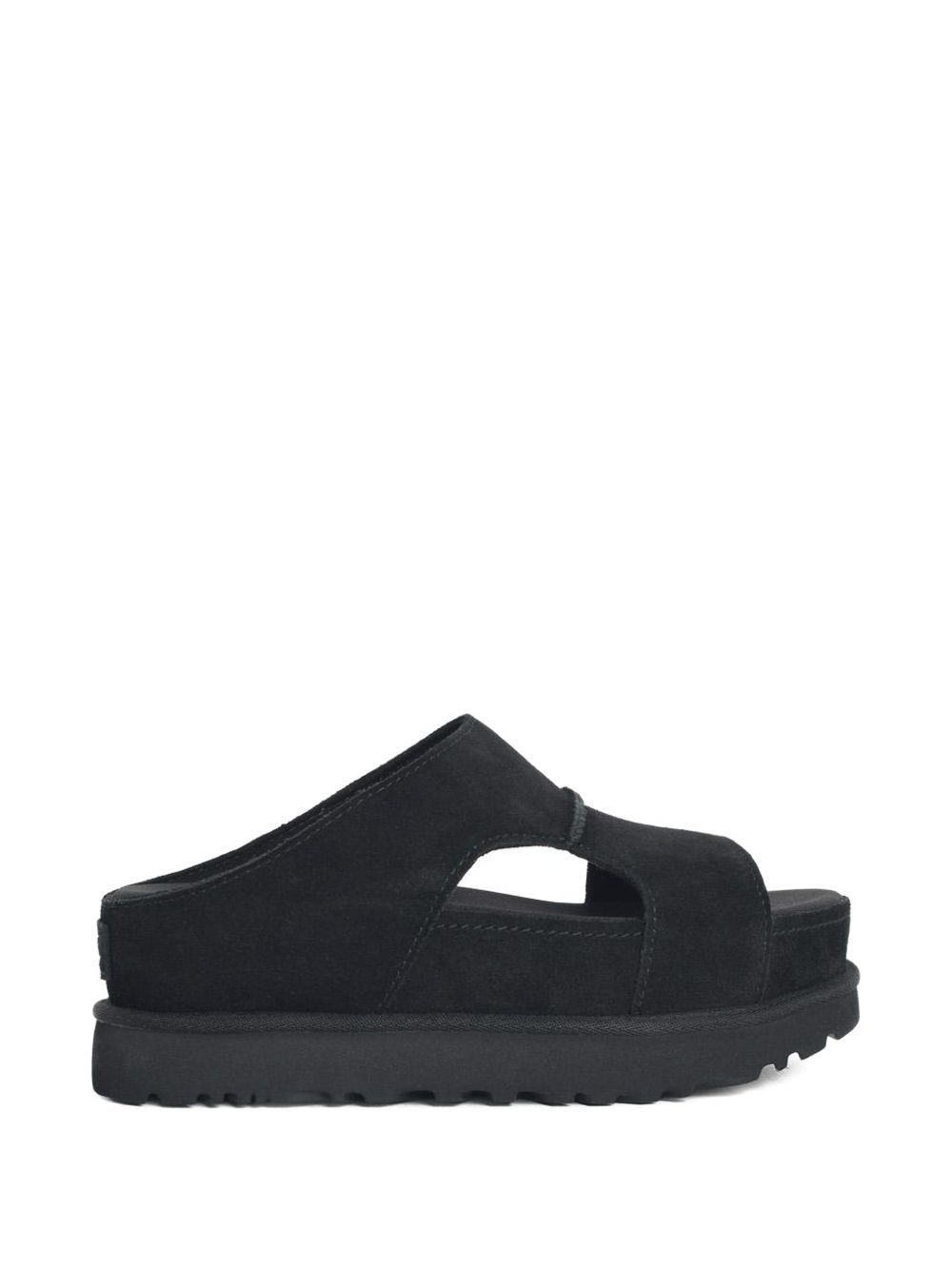 ugg goldenstar hi cutout slide nero sandali - donna
