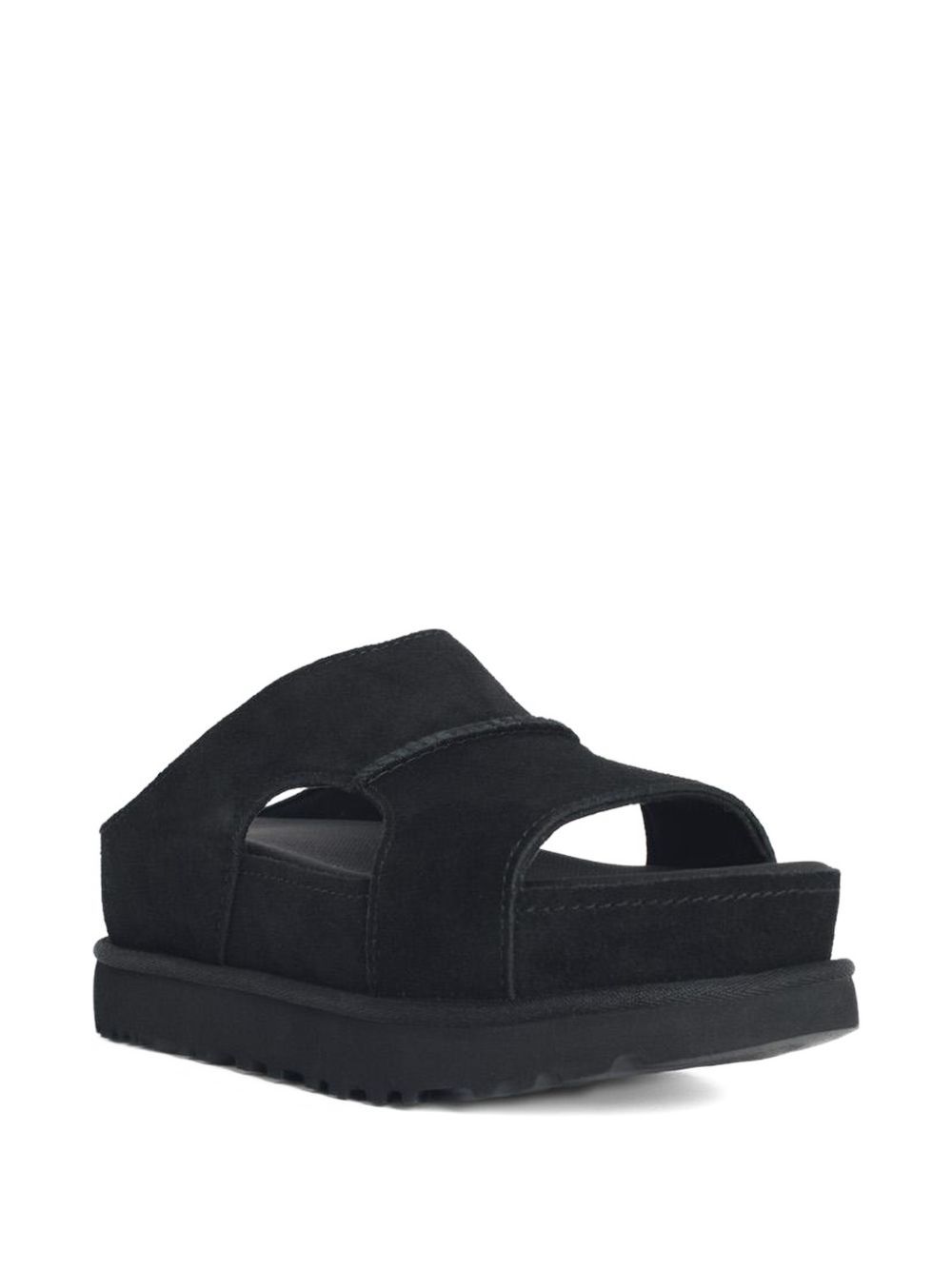 ugg goldenstar hi cutout slide black sandals - women UGG