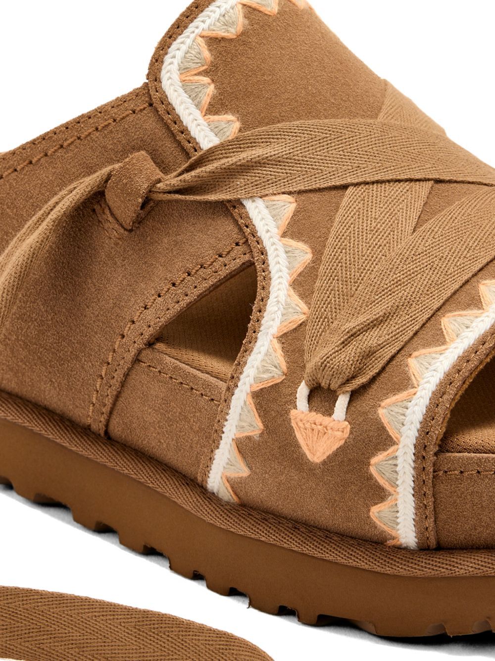 ugg goldenstar hi artistitch cognac sandals - women UGG