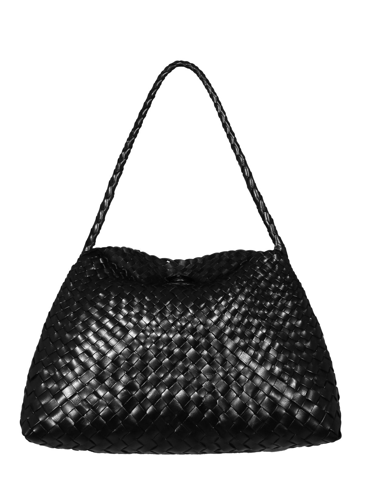 santa maria woven shoulder bag black bags - women
