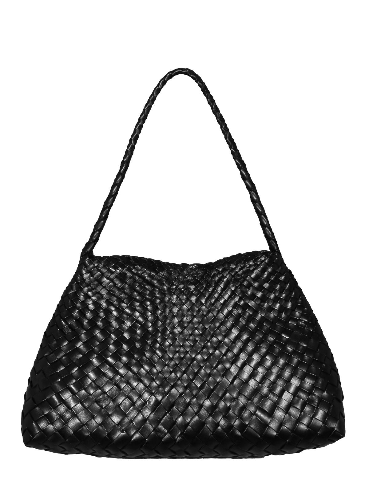 santa maria woven shoulder bag black bags - women DRAGON DIFFUSION