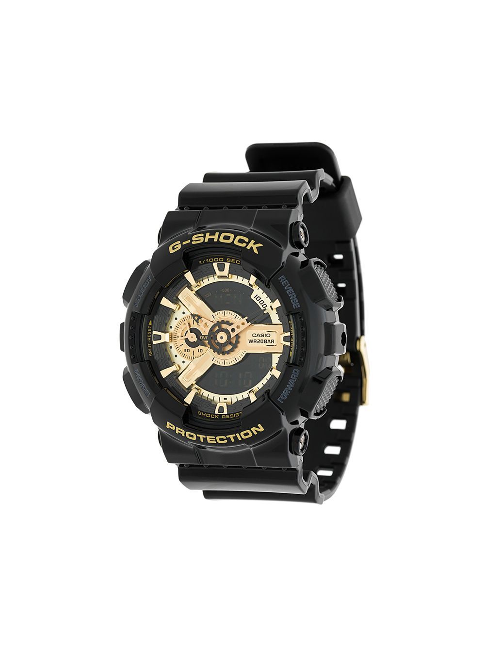 g-shock black gold series watches - men