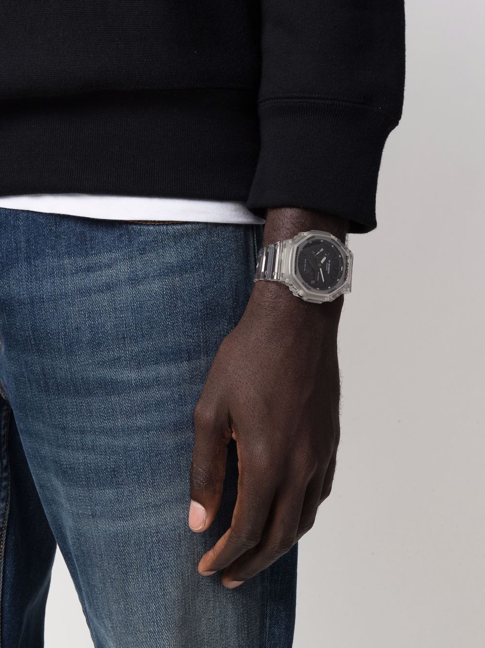 g-shock skeleton transparent watches - men G-SHOCK