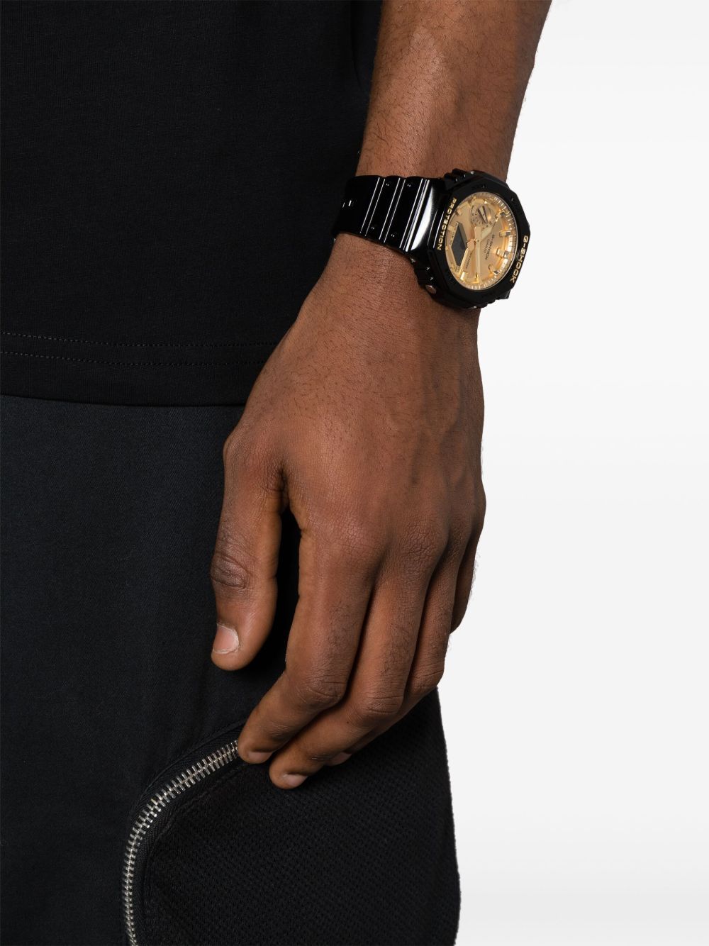 g-shock classic style black gold watches - men G-SHOCK