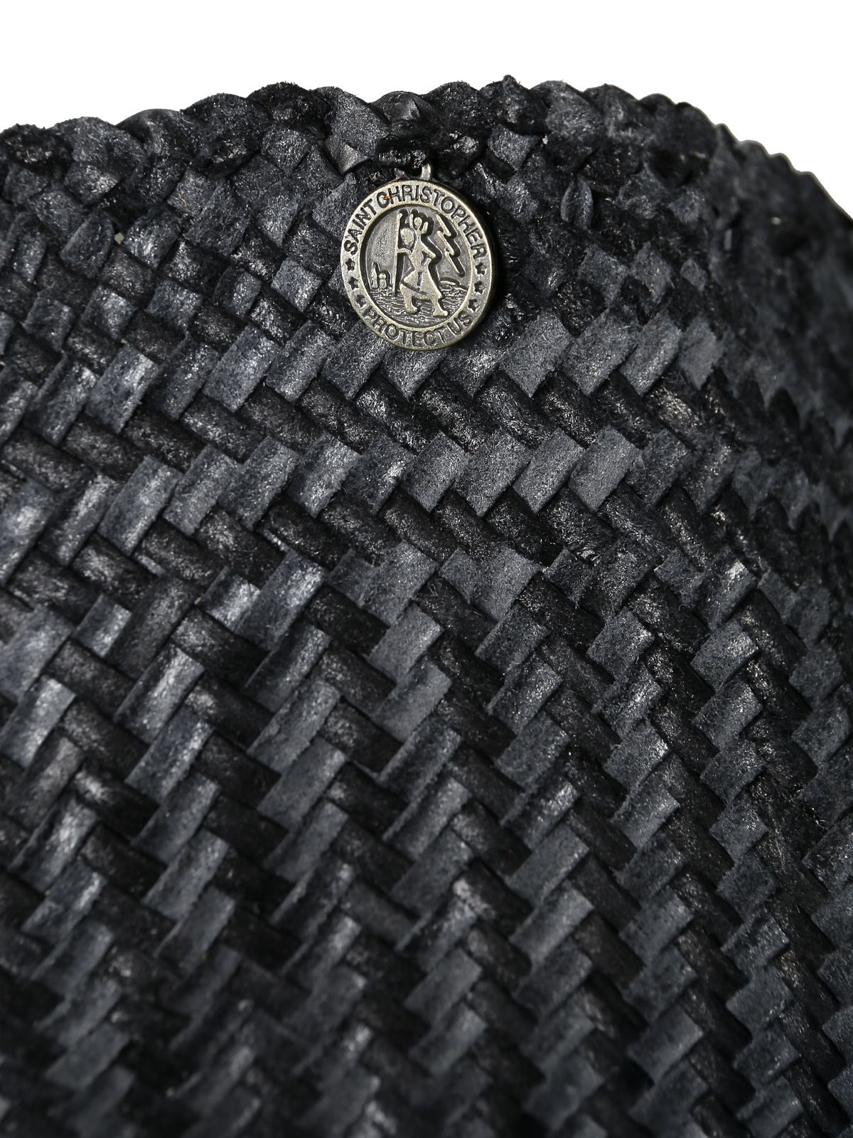 teresa woven leather tote bag black bags - women DRAGON DIFFUSION