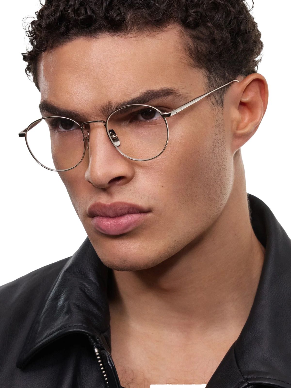 titan round optic glasses silver eyewear - women CHIMI