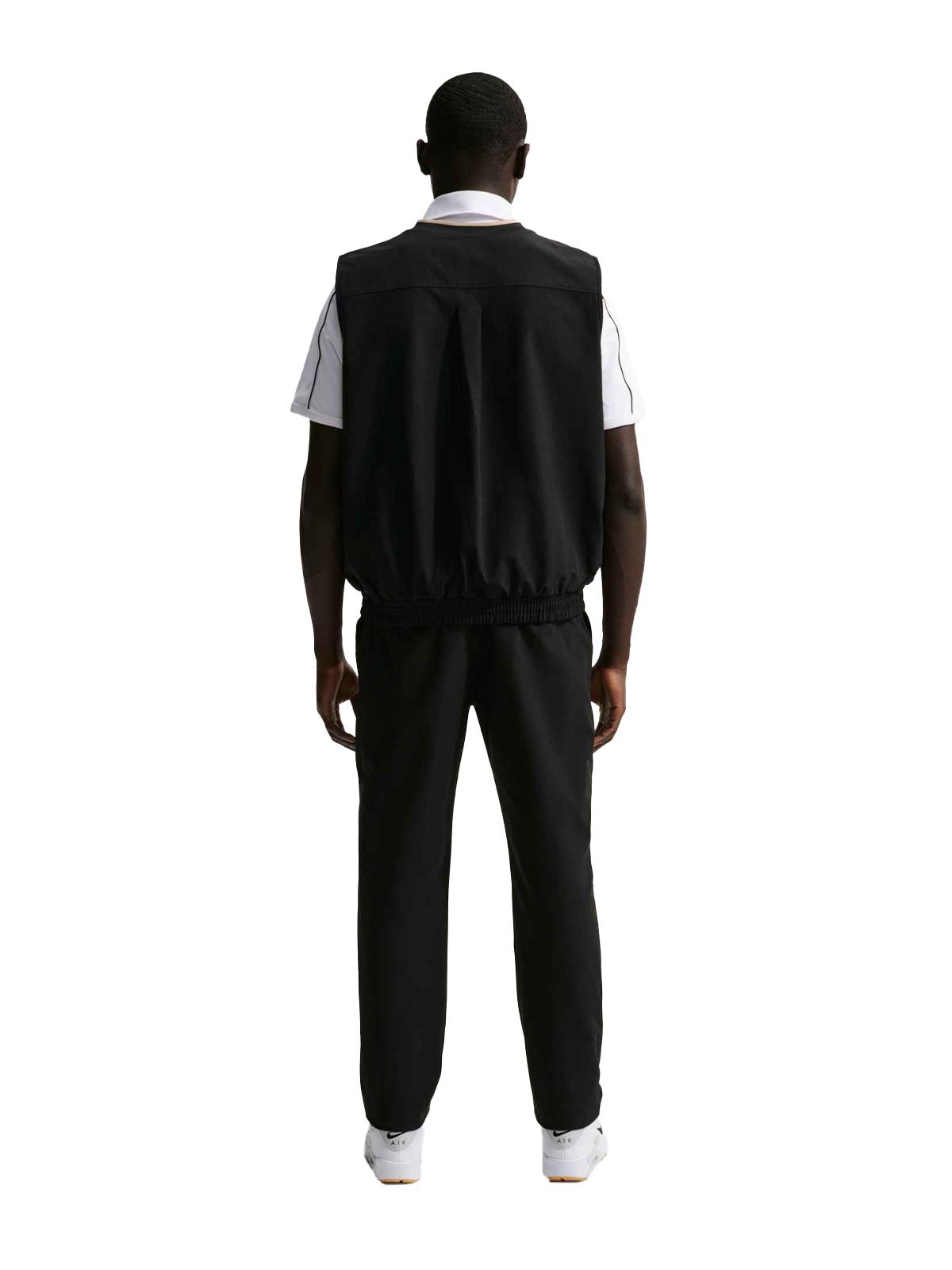 oversized dri-fit windproof golf vest fairway fresh black/limestone vest - men NIKE