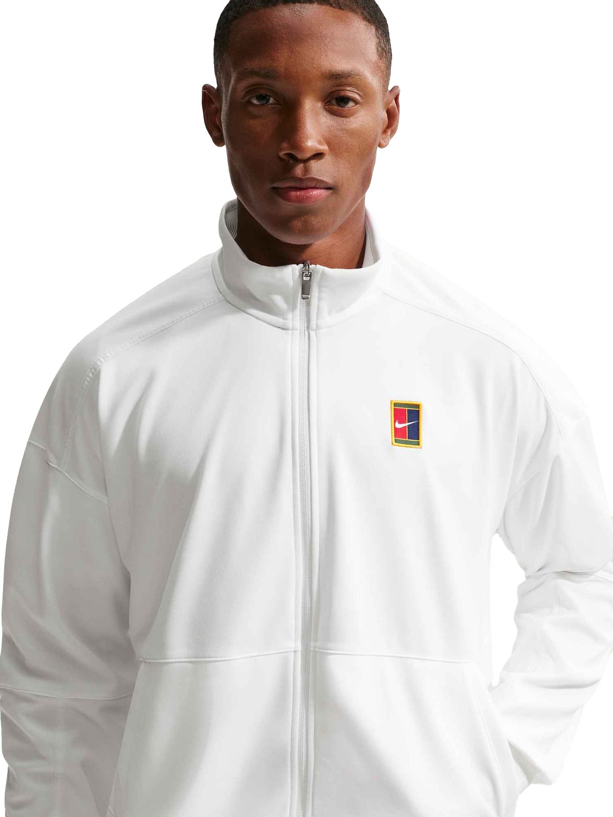 court heritage white tennis jacket NIKE