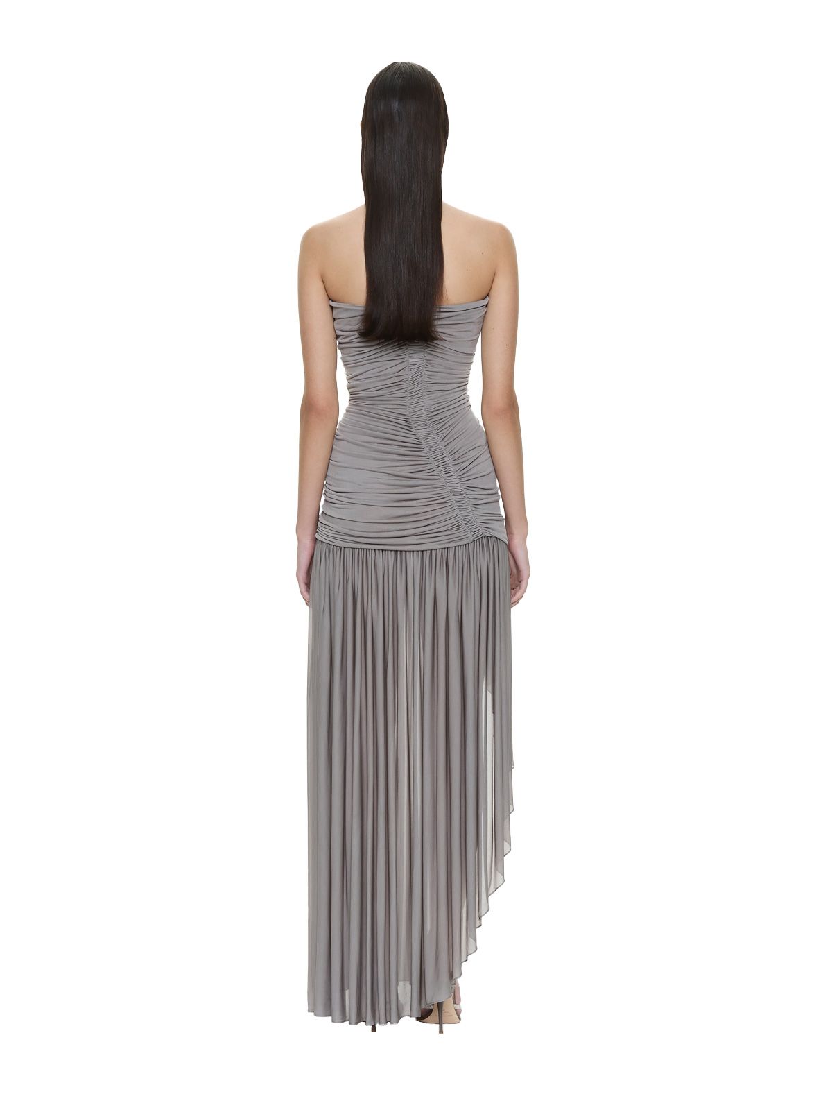 Abito arced orion strapless gown grigio CHRISTOPHER ESBER